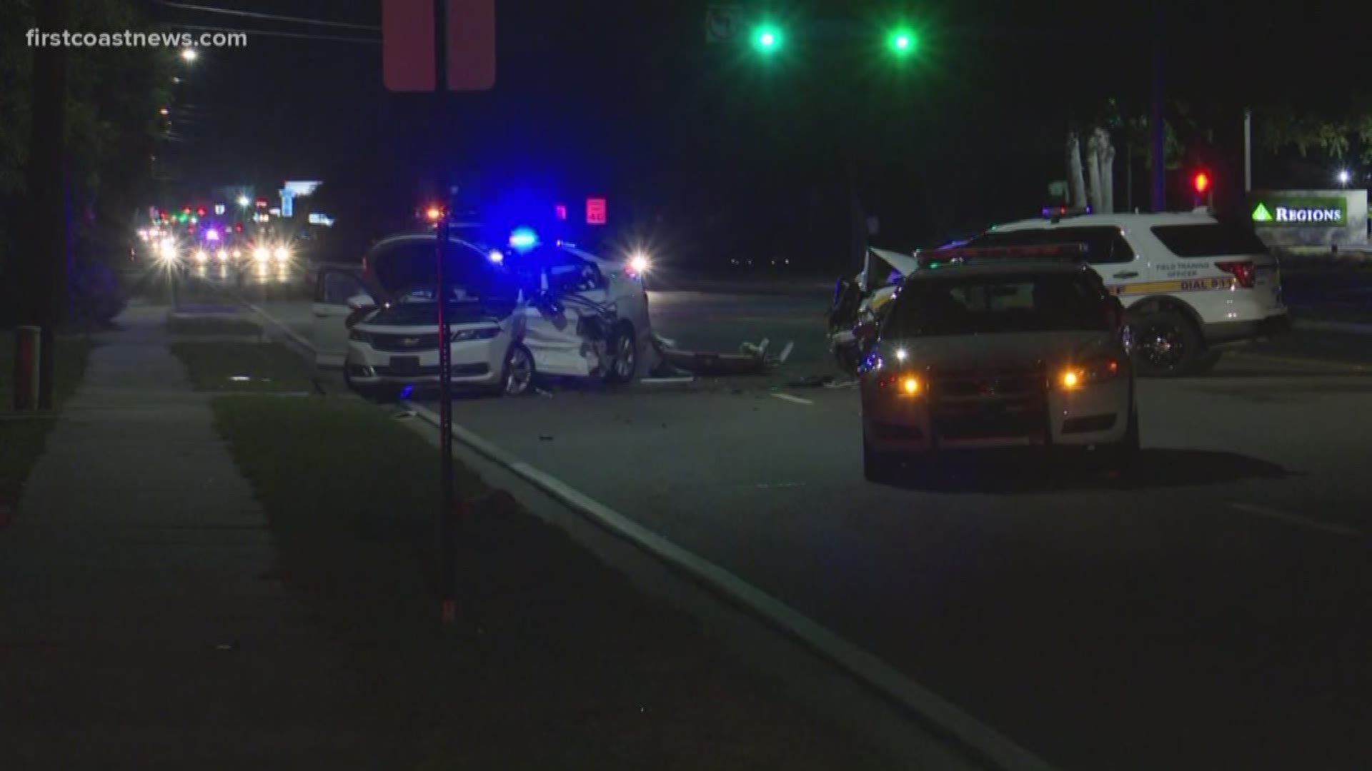 JSO Cruiser Involved In Crash On Southside, Injuring 1 Woman ...