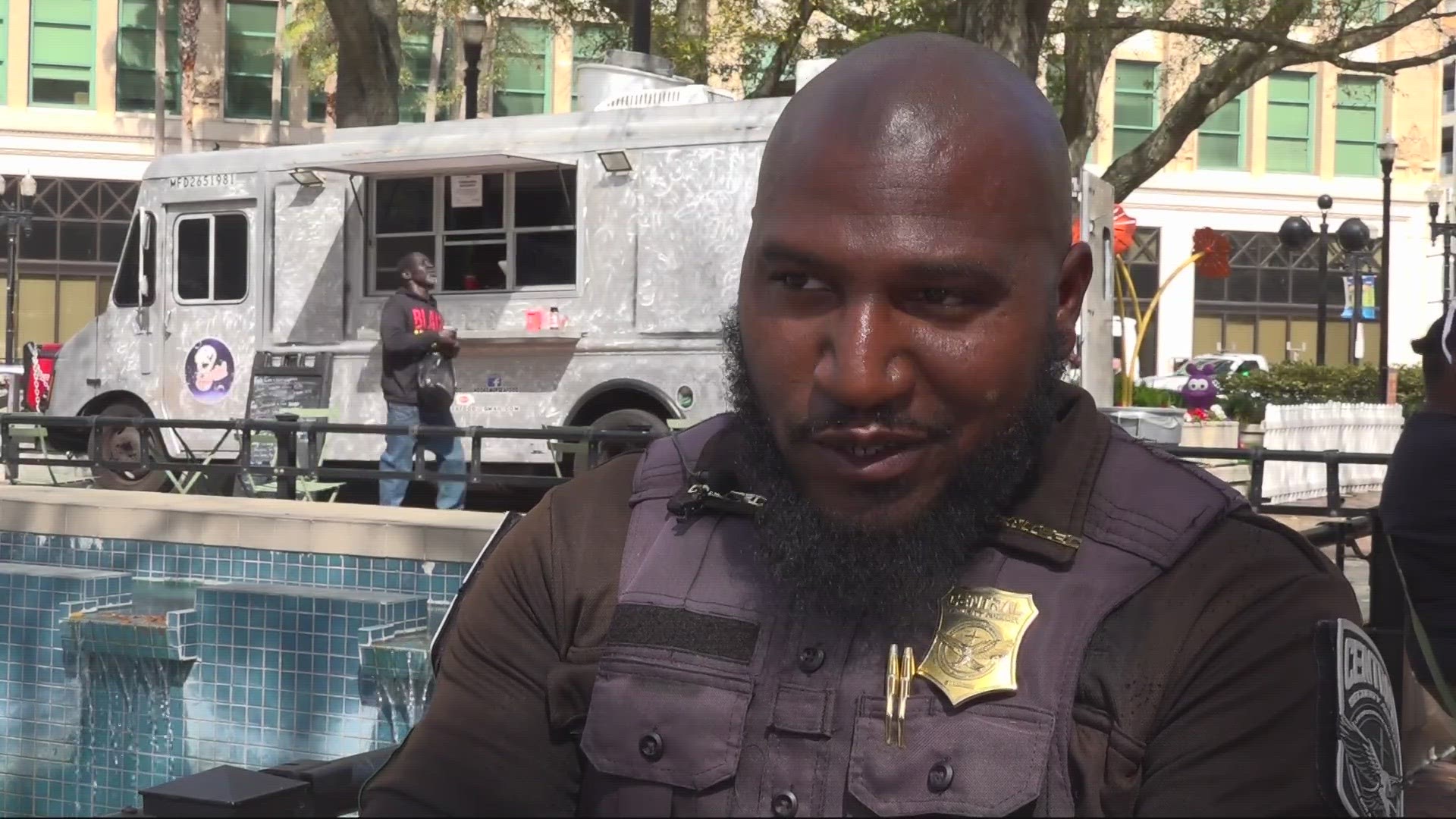 Sgt. Nehemiah Pye has been patrolling the park for seven years. He says the job has turned into a calling.