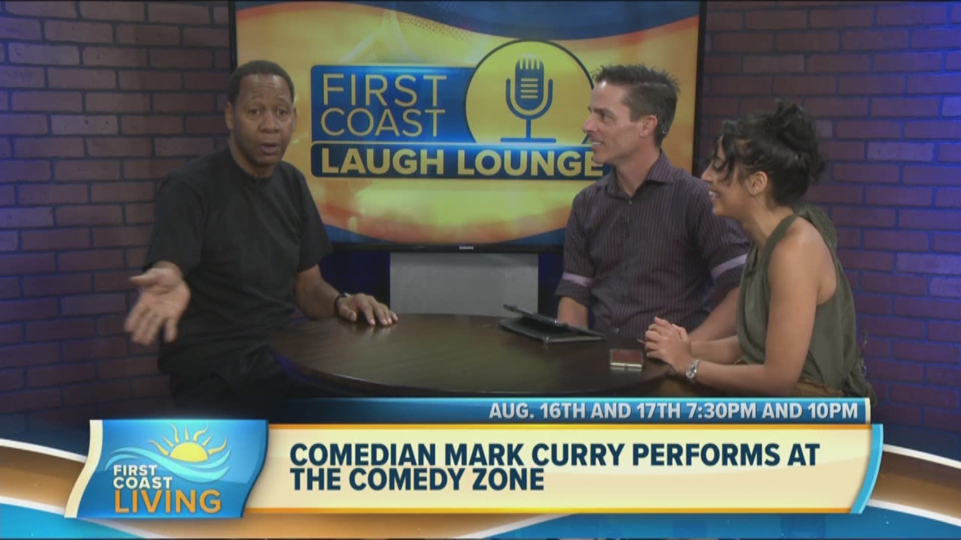 Comedian Mark Curry gets ready to take the stage at the Comedy Zone in Jacksonville
