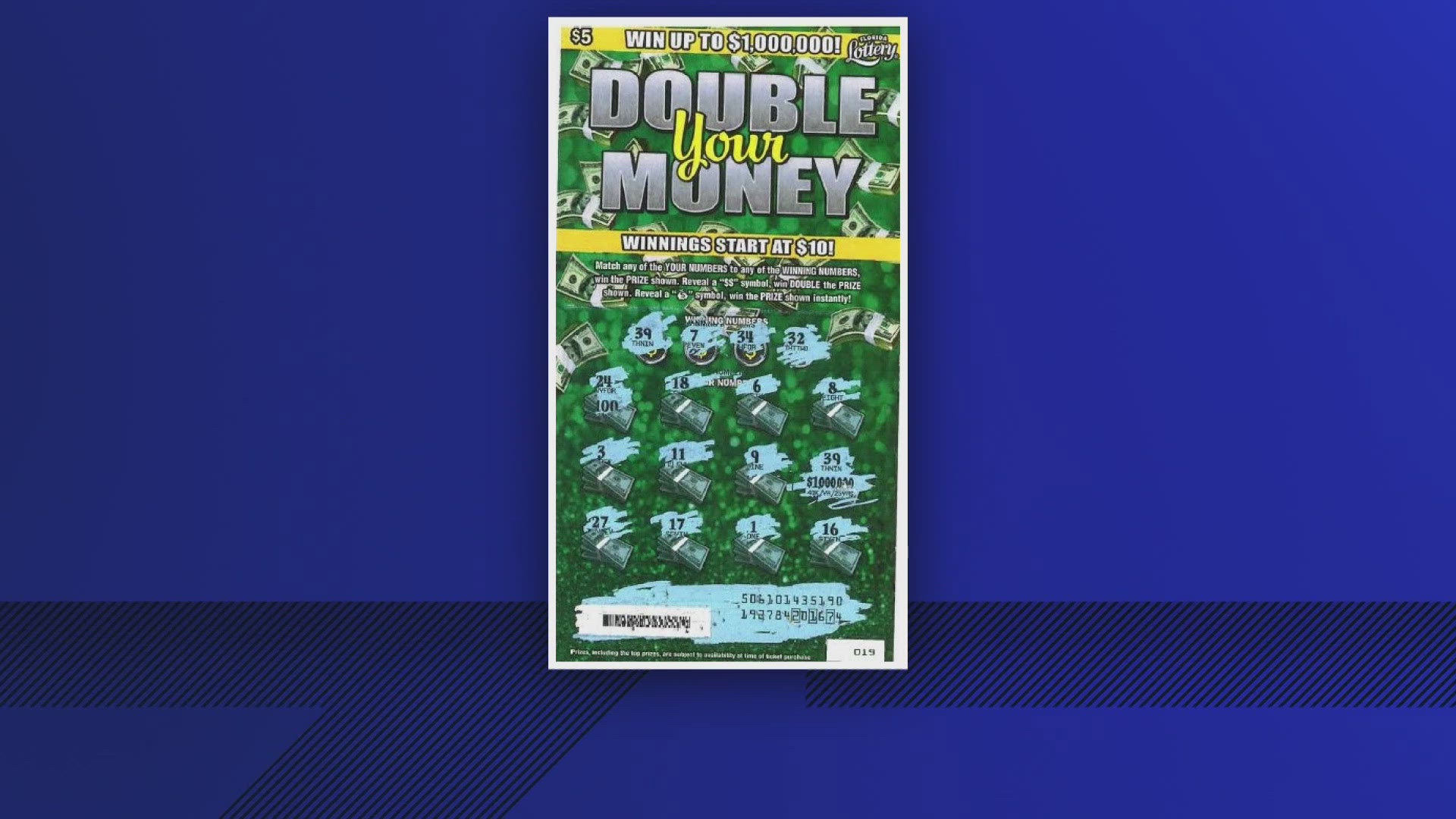 James ​McHone, 41, is the fifth Jacksonville resident this month to win a $1 million prize from a scratch-off.