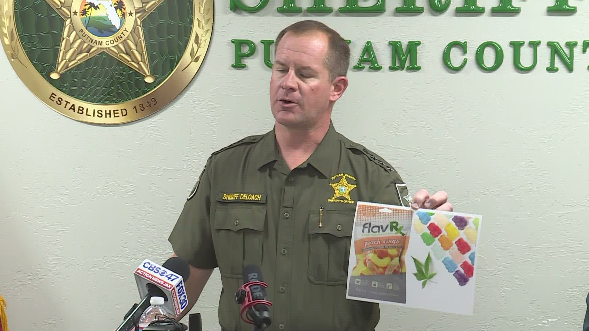 Putnam County Sheriff and Cthe superintendant of schools gave an update Friday on 6th graders who were treated for eating gummies laced with THC.