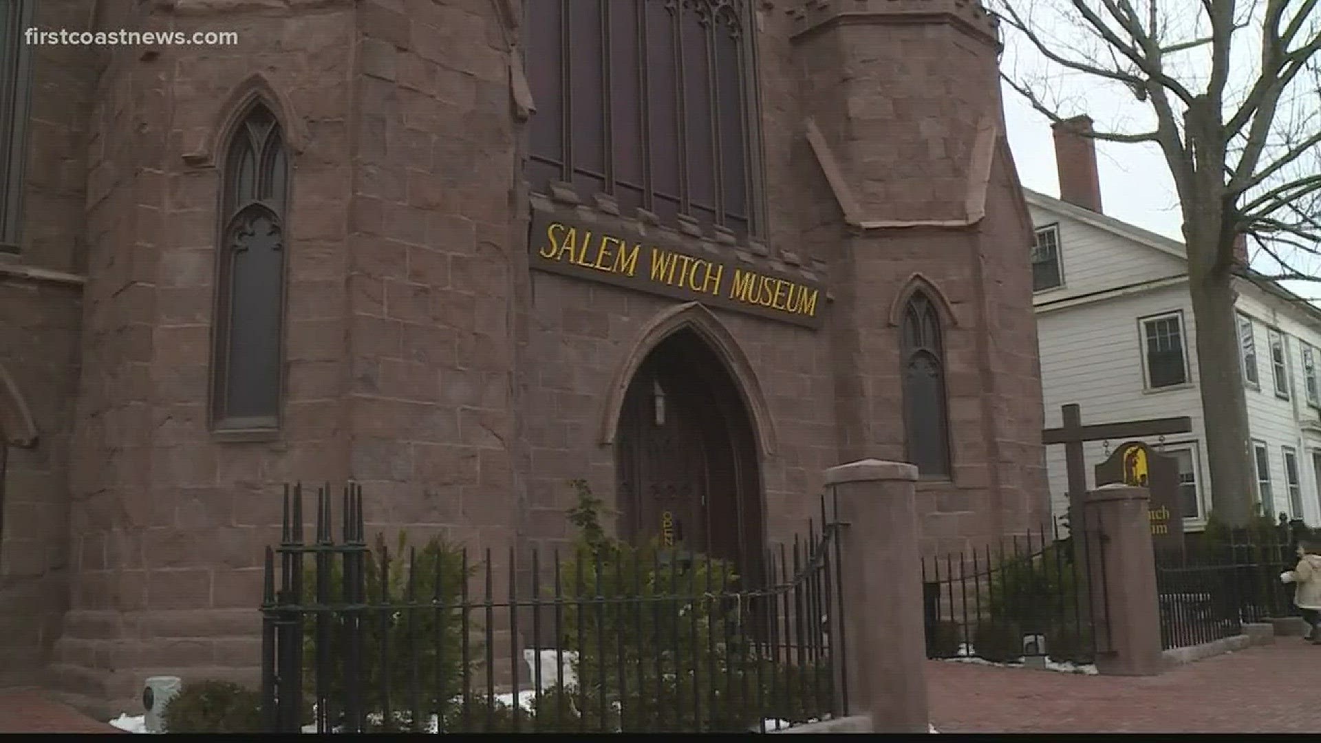 FCN's Lewis Turner goes on a tour of the Salem Witch Museum while reporting in New England.