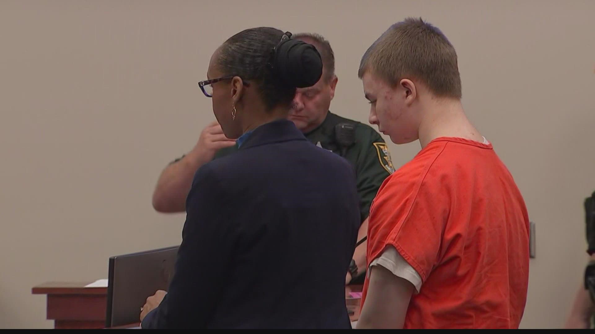 Fucci, 15, pleaded not guilty to Tristyn's murder. If convicted, he could spend the rest of his life in prison.