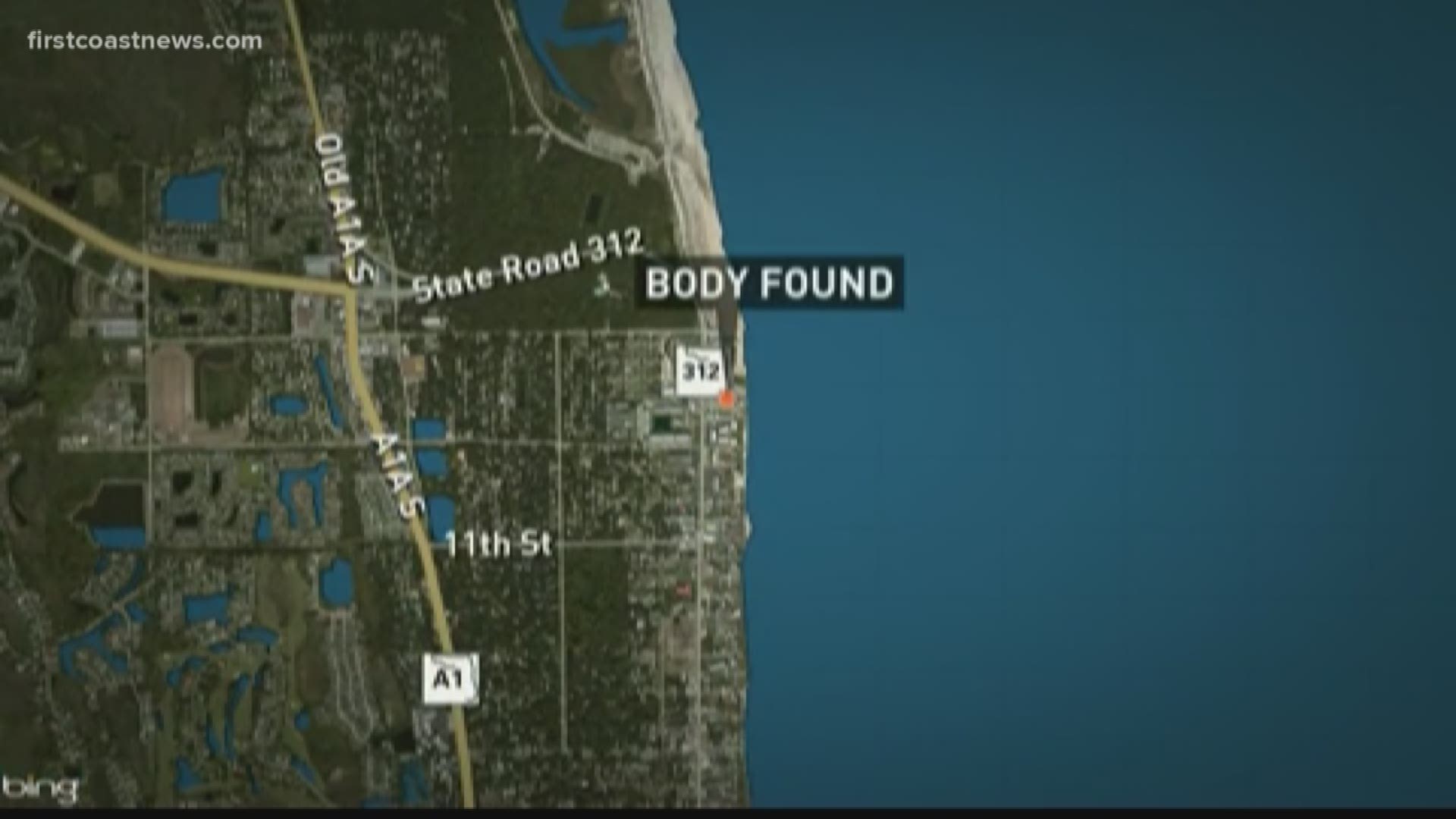 A person walking St. Augustine Beach discovered an elderly man's body just north of the pier Sunday morning. The cause of death remains unknown.