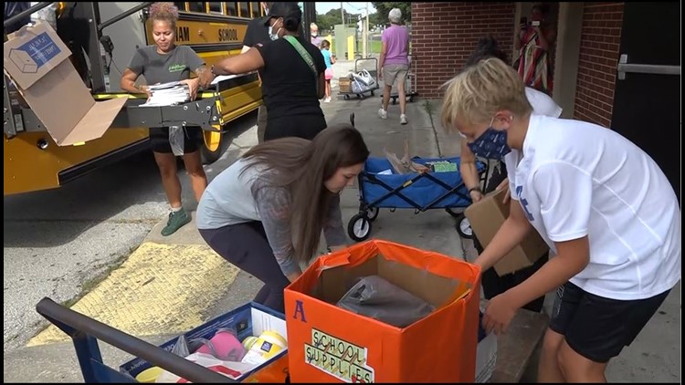 'Unstuffing' begins following annual Stuff the Bus event