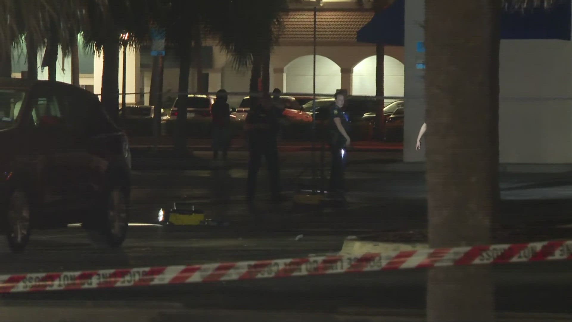 A person is dead after an active shooter was reported in Jacksonville Beach Sunday evening, police say. They are searching for suspects.