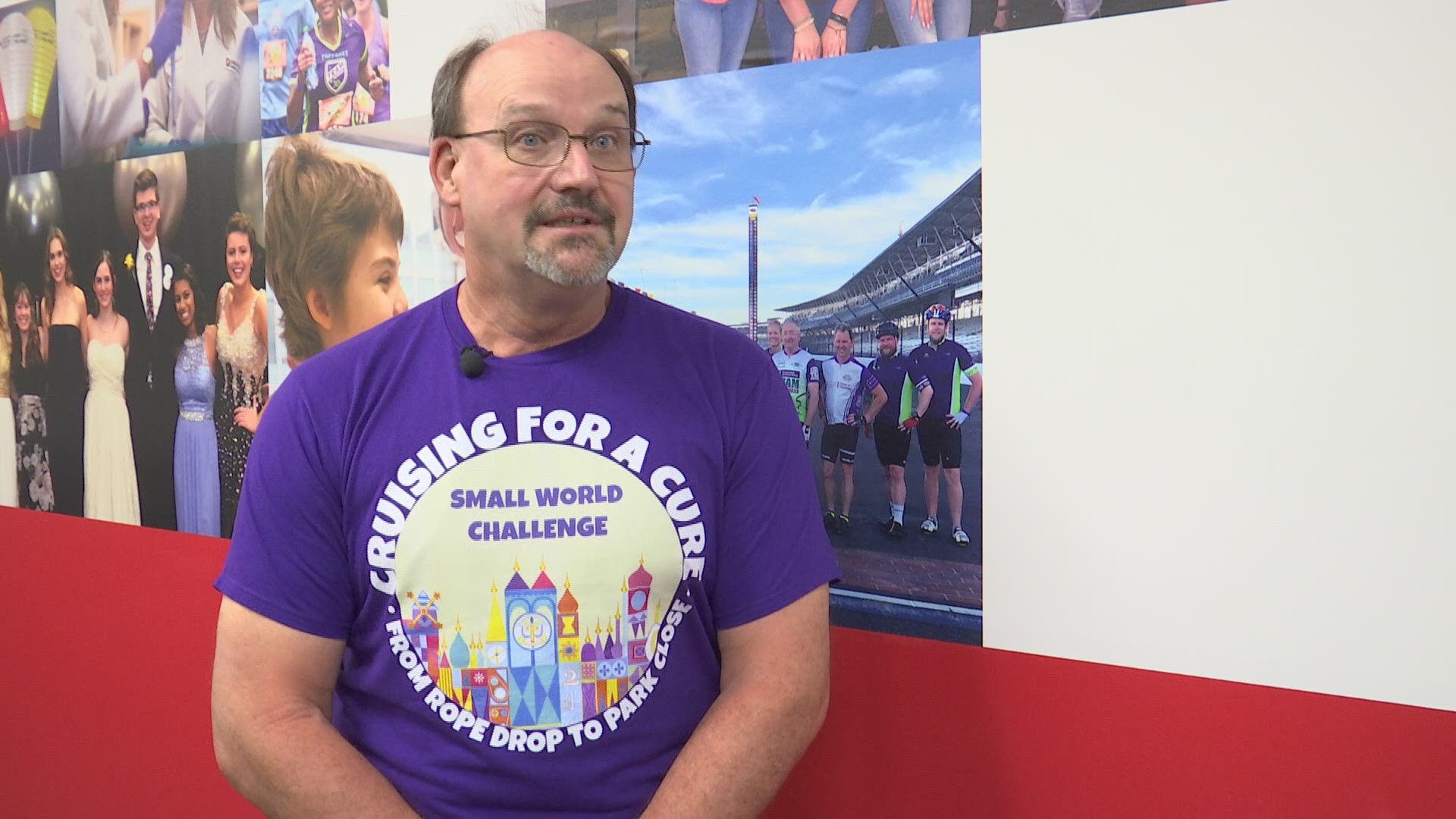Doug Cross says while it's a lighthearted fundraiser, it's for an important cause. He and his group of fellow riders make up a "Team in Training" and are raising money for the Leukemia & Lymphoma Society.