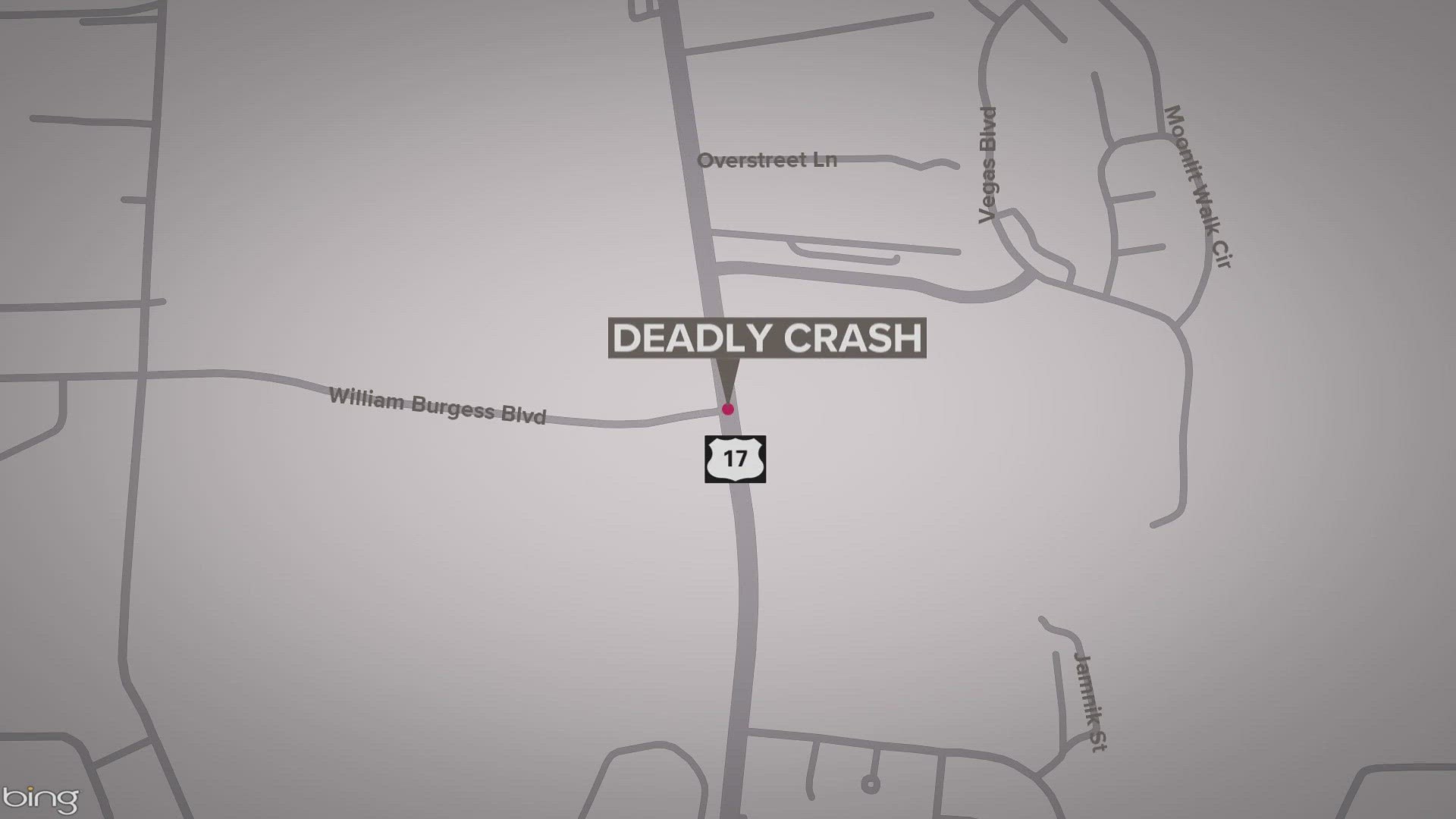 FHP says an SUV driven by a 69-year-old Yulee woman, collided with the front of the man's motorcycle at 6:20 a.m. on US-17 Thursday.