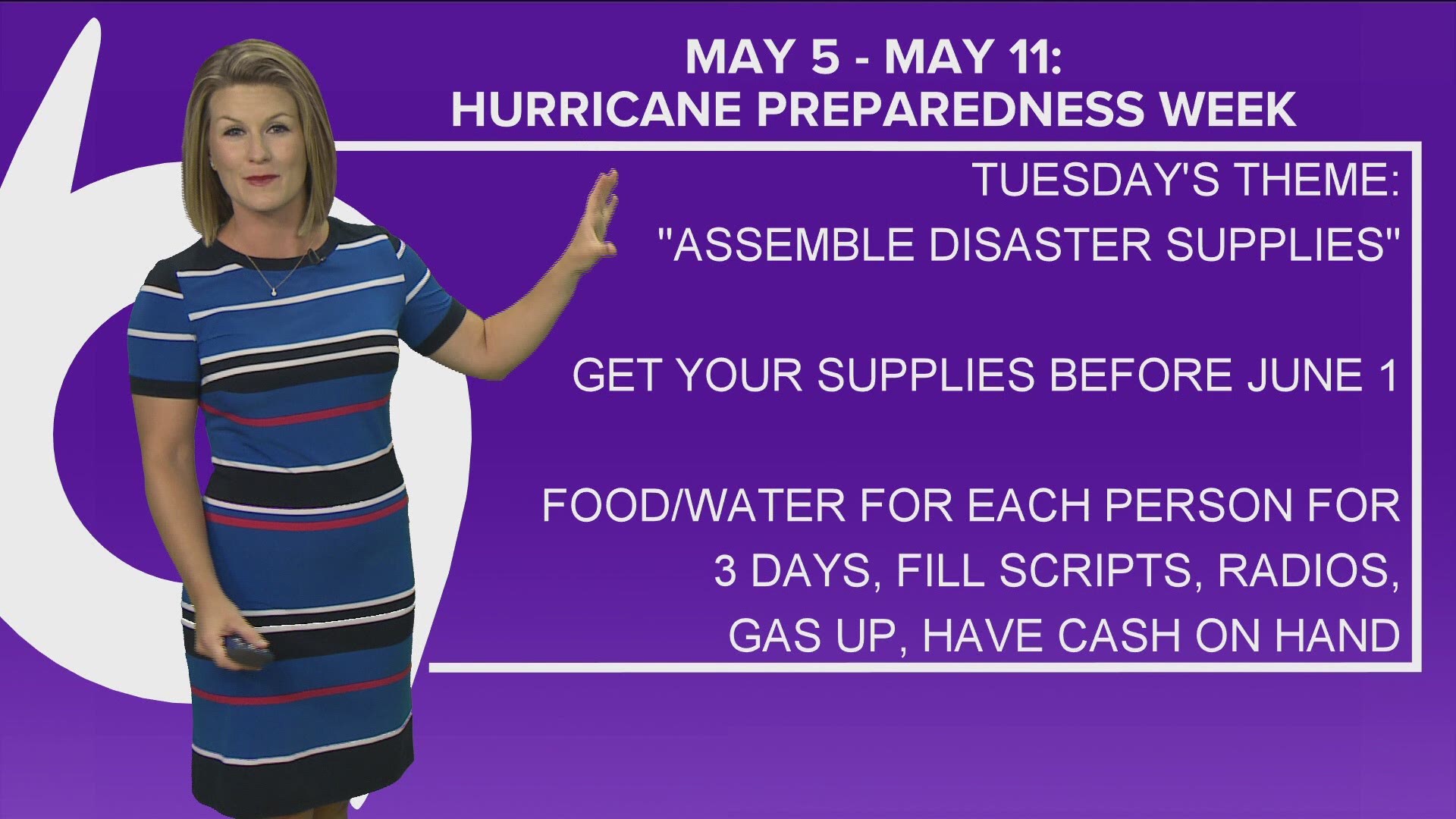 Just having enough supplies to make it through a hurricane isn’t enough. You need plenty to make it through what could be a LONG recovery period too. Water and electricity could be out for a week or more.
