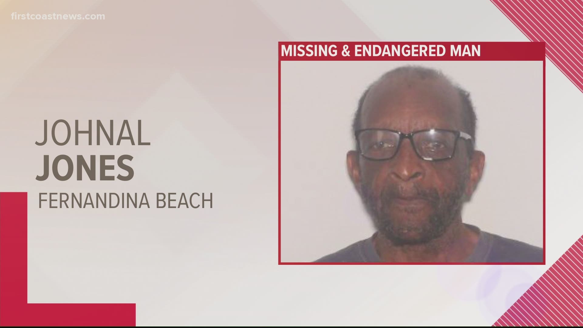 Johnal Jones, 77, was last seen walking in the 400 block of South 9th Street at around 9 p.m. Friday, according to police.