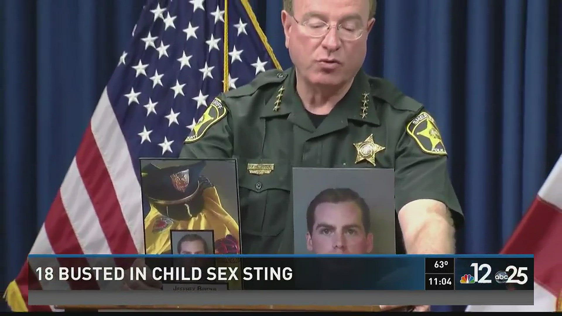 18 busted in child sex sting