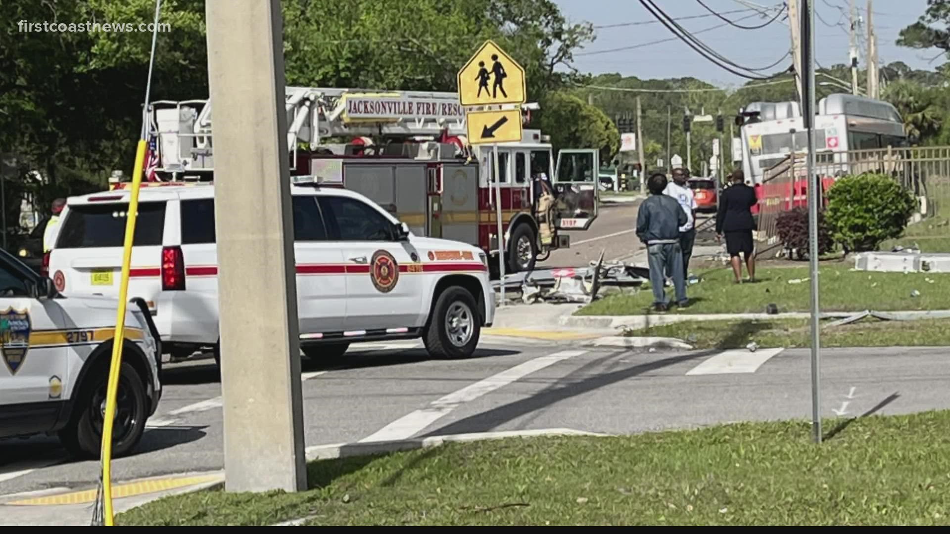 The crash occurred at 45th and Vernon Road