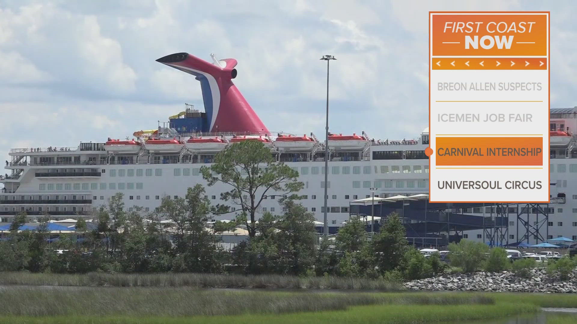 Carnival's 'Fun-ternship' program will give juniors and seniors behind-the-scenes, hands-on experience at Carnival cruise terminal operations.