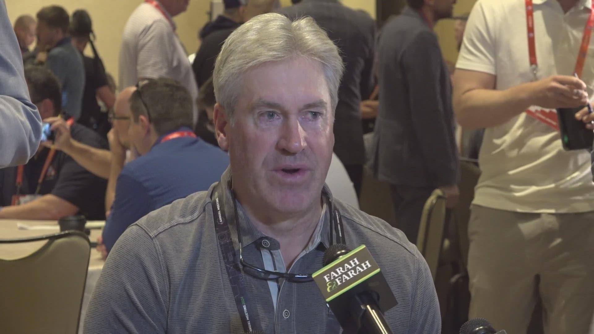 In terms of roster development, Pederson expressed confidence in the addition of free agents such as offensive lineman Mitch Morse and defensive end Arik Armstead.