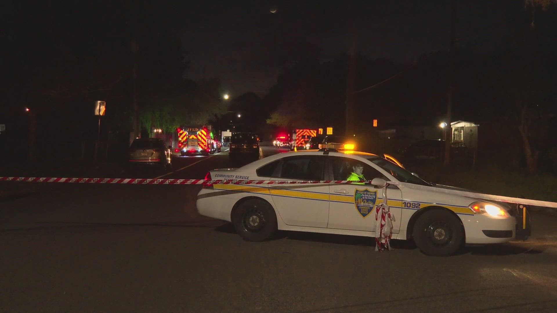 According to the Jacksonville Sheriff's Office, the situation is a "SWAT callout" in reference to a wanted individual.