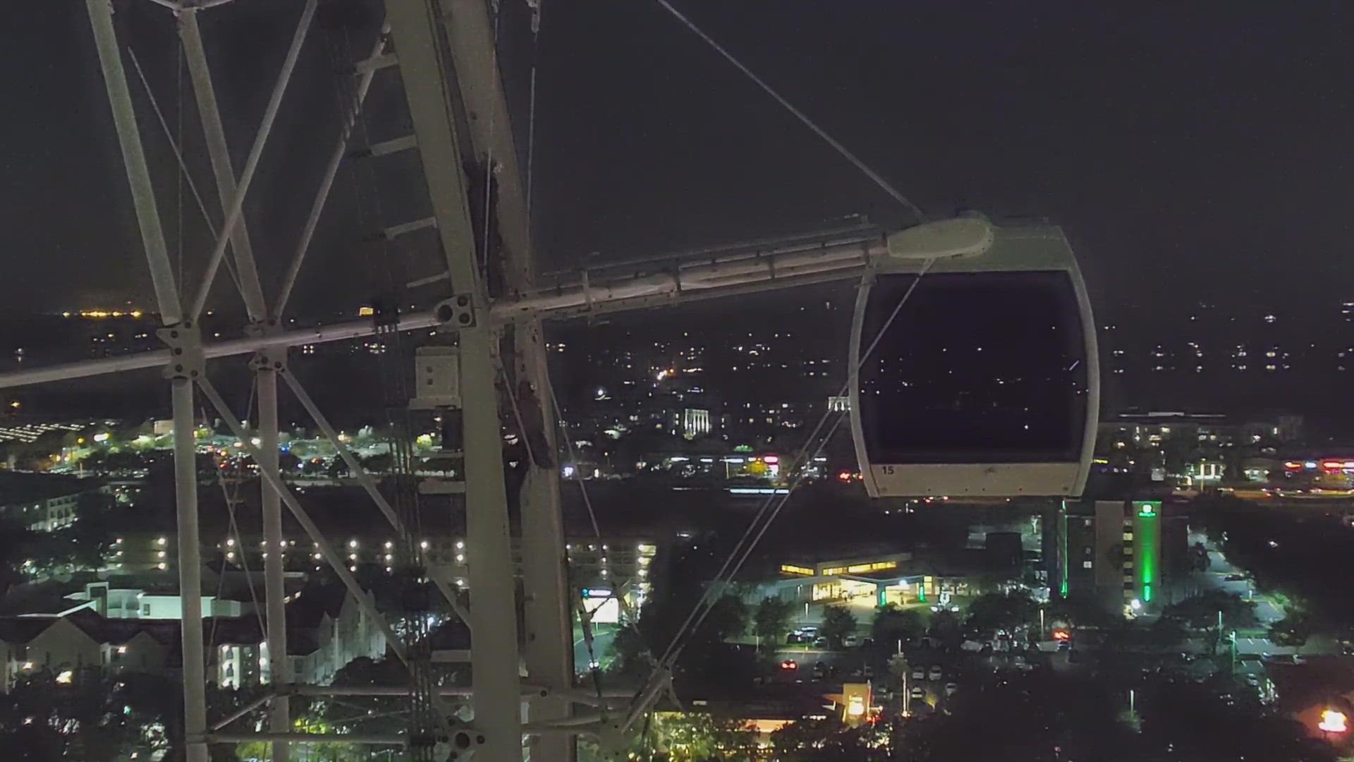 Firefighters rescue over 60 people from the Wheel at ICON Park in