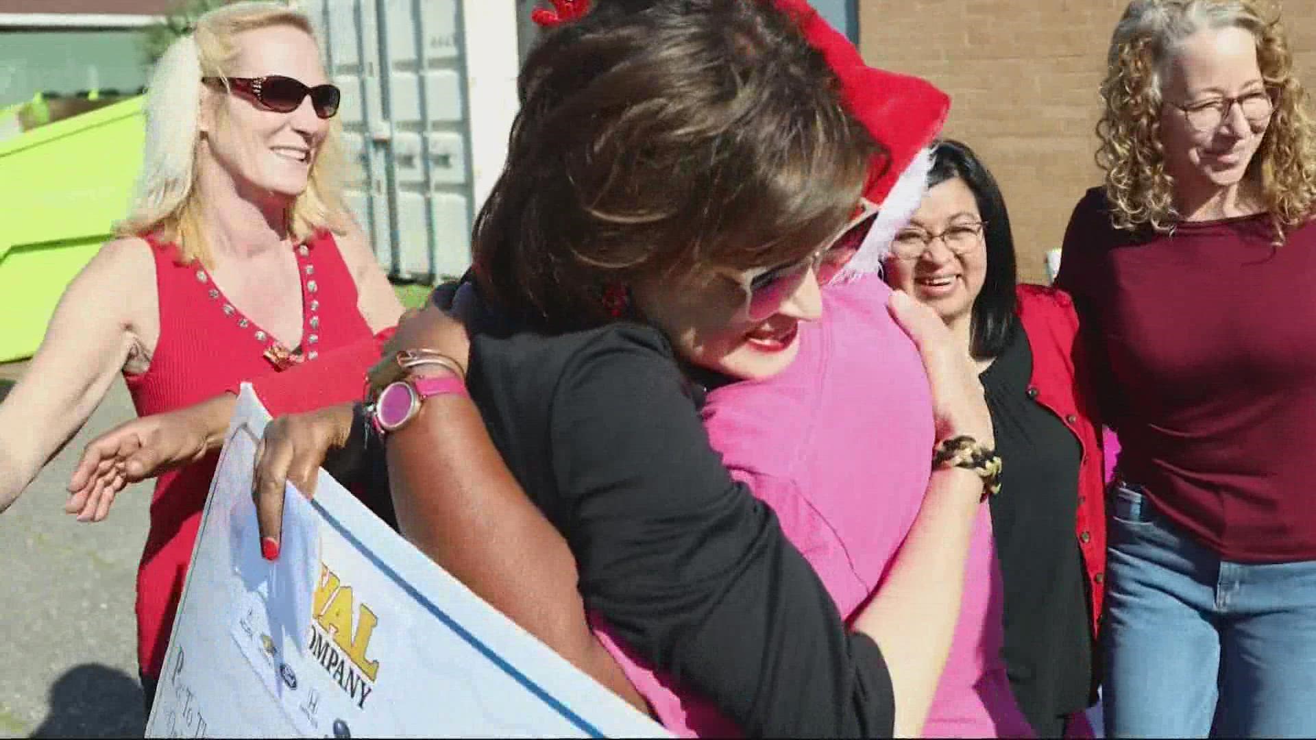 She beat breast cancer, and now her small non-profit is taking on a mighty mission.
