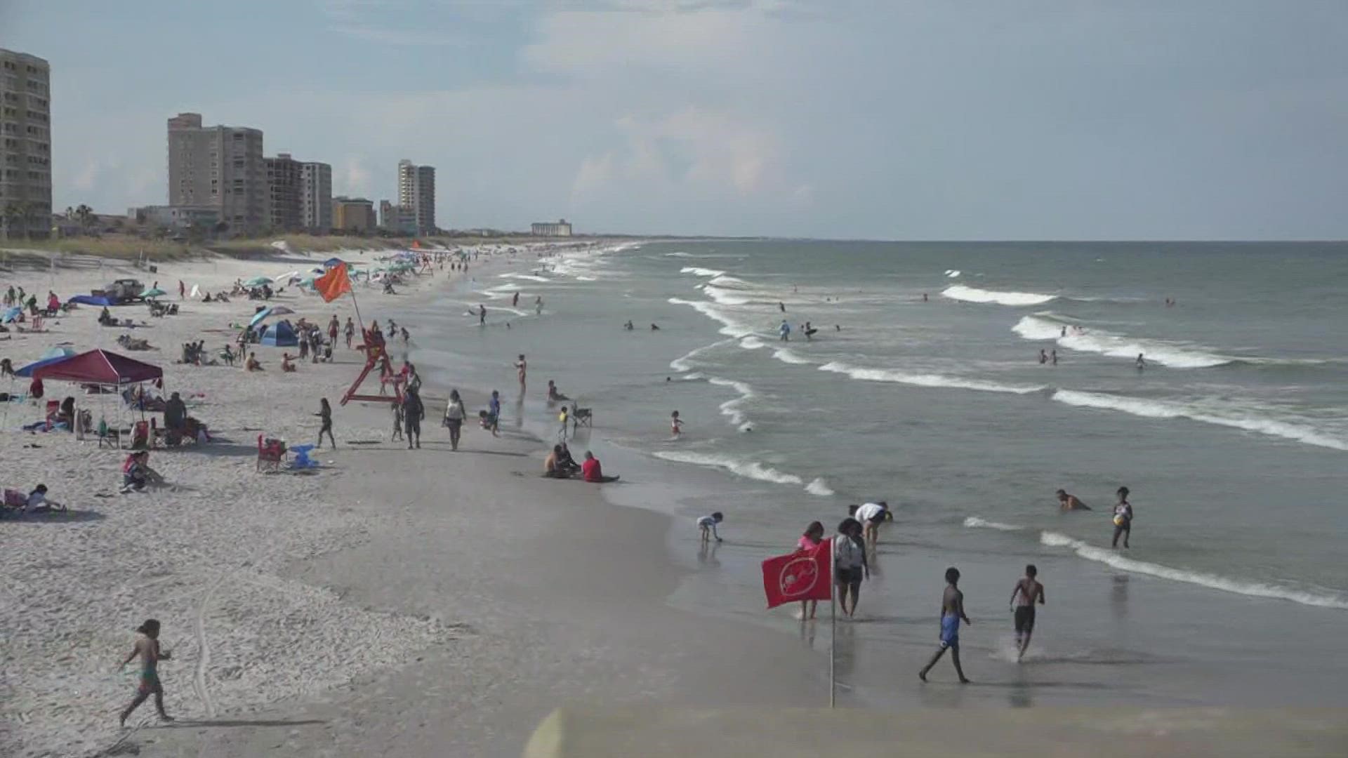 Captain Rob Emahiser says the area around the Jax Beach Pier is a dangerous place to swim. But lifeguards have done a good job handling all types of situations.