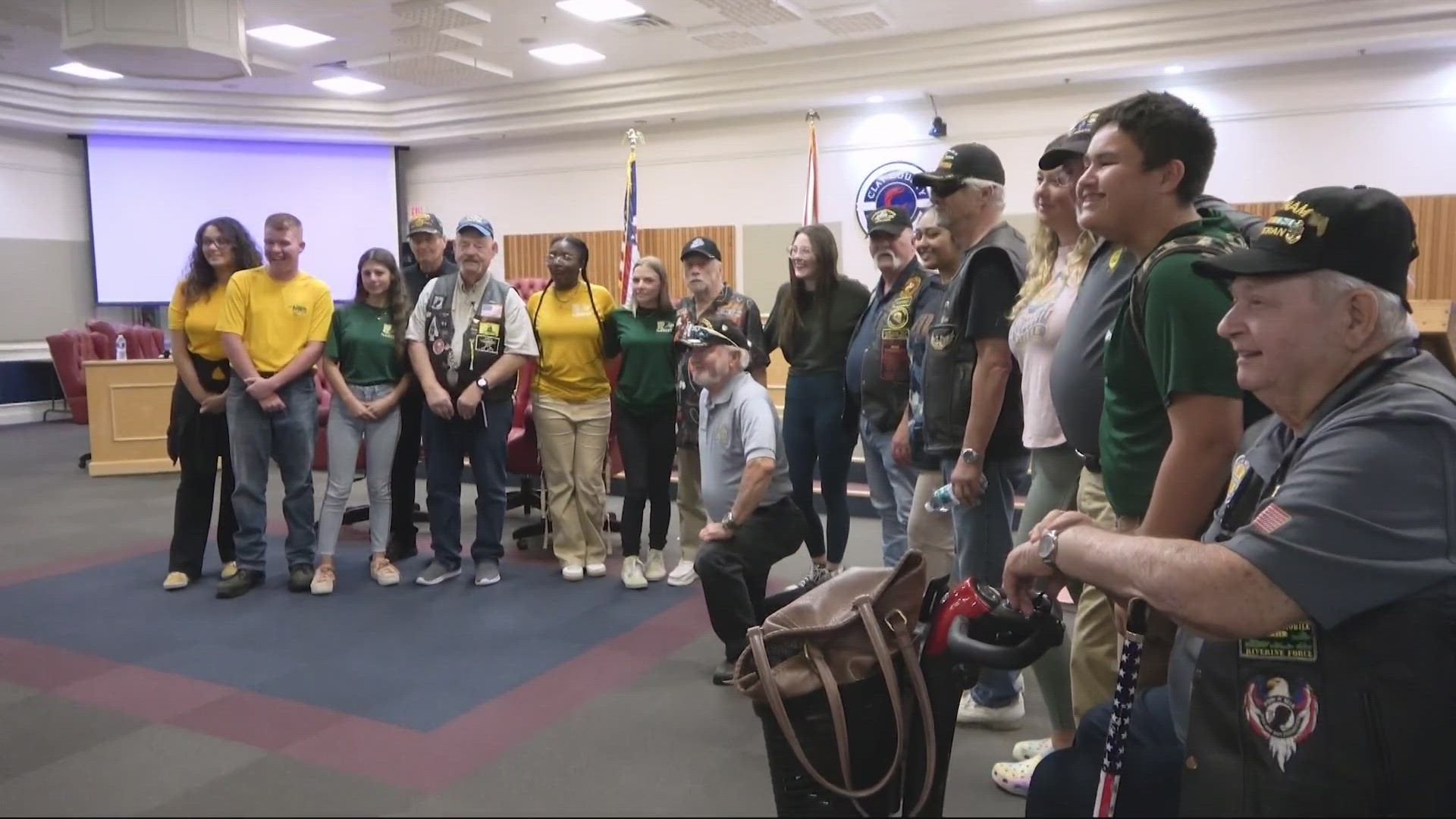 Vietnam veterans feel as if they have a victory.  They say after years of trying to get invited into classrooms in Clay County, the answer now is a firm "YES."