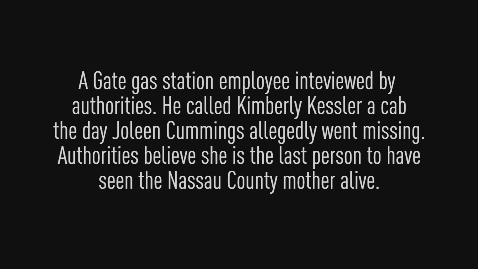 RAW VIDEO ' Gas station employee called cab for Kimberly Kessler day Cummings disappeared