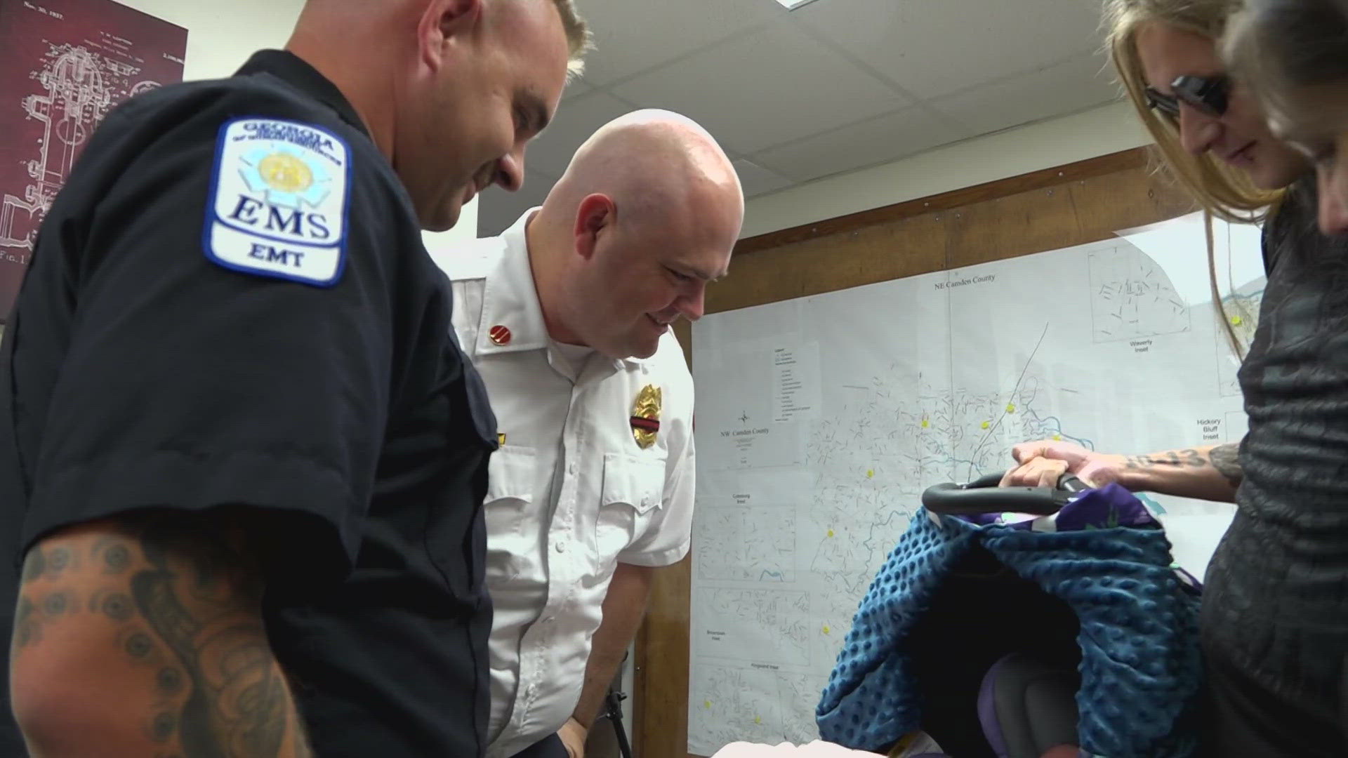 An expecting mother shares why she’s saying thank you to Camden County Fire Rescue.