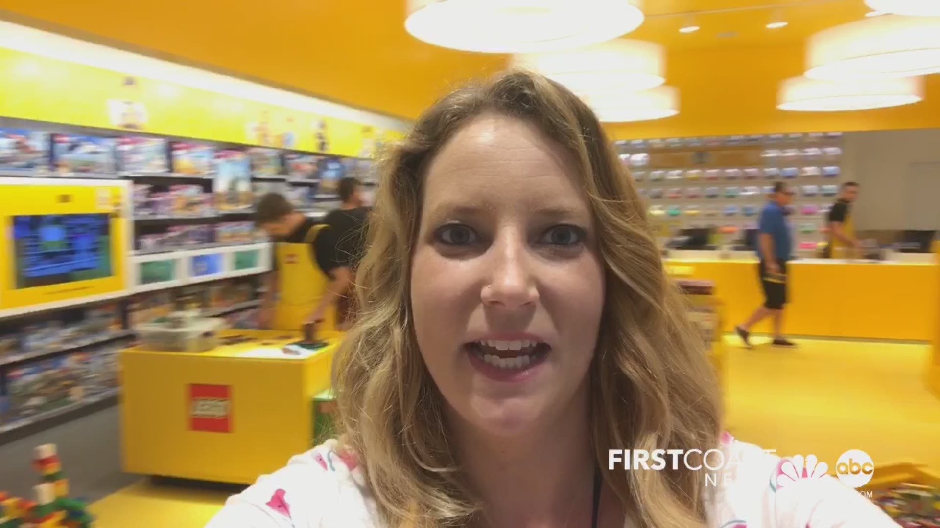 This store is so much fun! The new LEGO store is open to the public but hopes to have a grand opening soon.