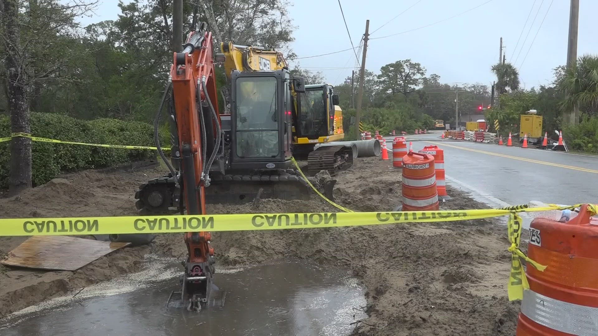 St. Johns County leaders hope a new box culvert will alleviate some of the flooding issues on and near State Road 16.