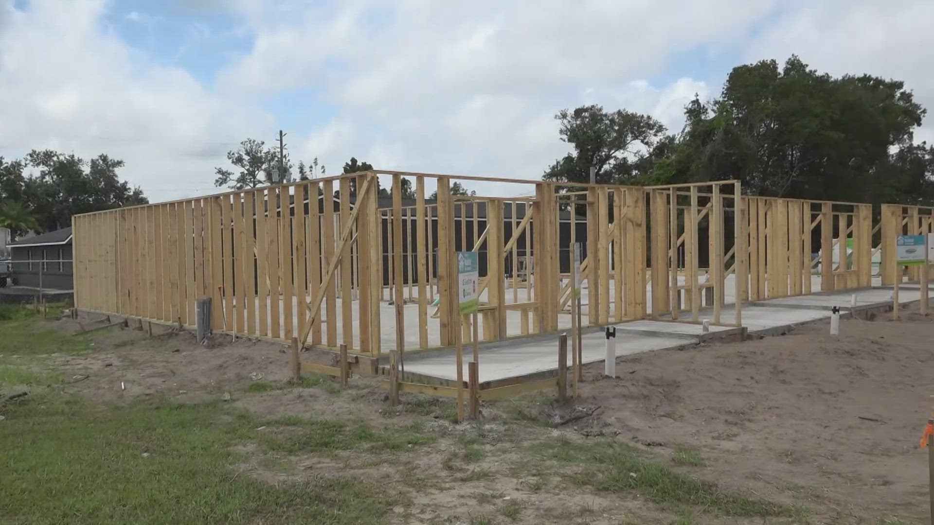 Families who qualify will help build their homes through sweat equity and take on no-interest mortgages.