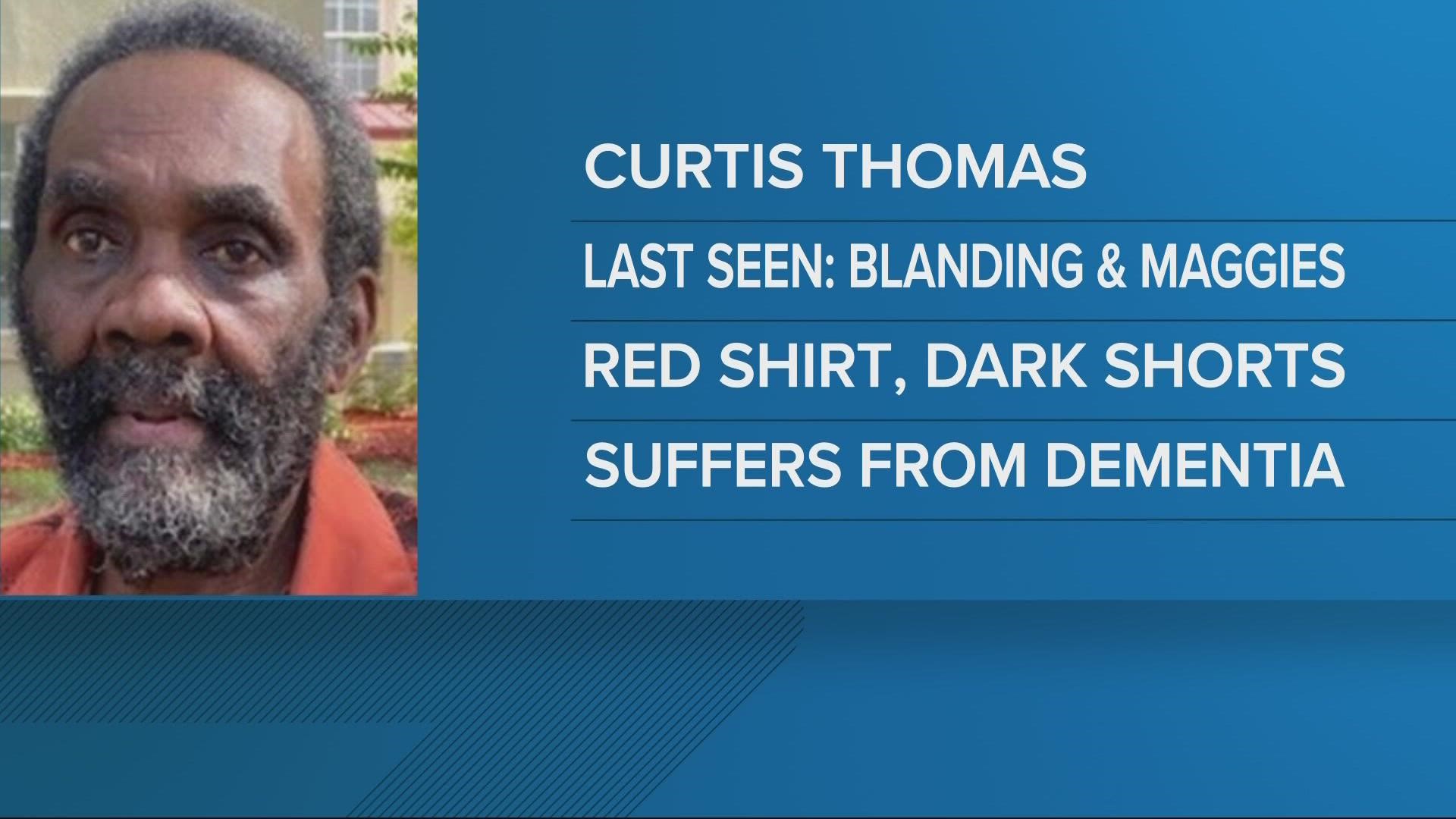 He was reportedly last seen at his home near Blanding Blvd and Maggies Lane.