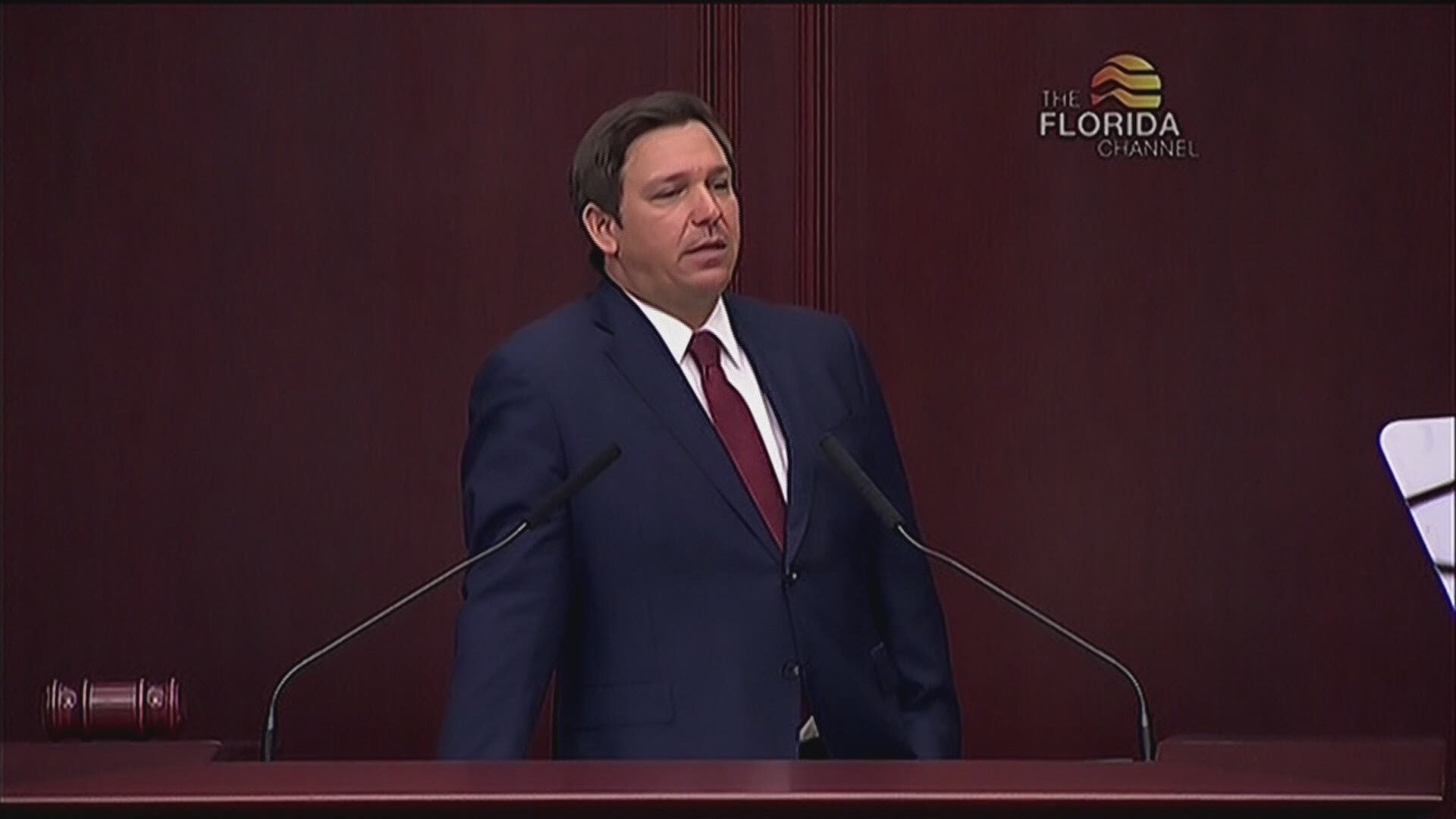 Fla. Gov. Ron DeSantis spotlights Angel Parents Kiyan and Bobby Michael, from Jacksonville. Their son was killed in a car crash involving an illegal immigrant back in 2007.