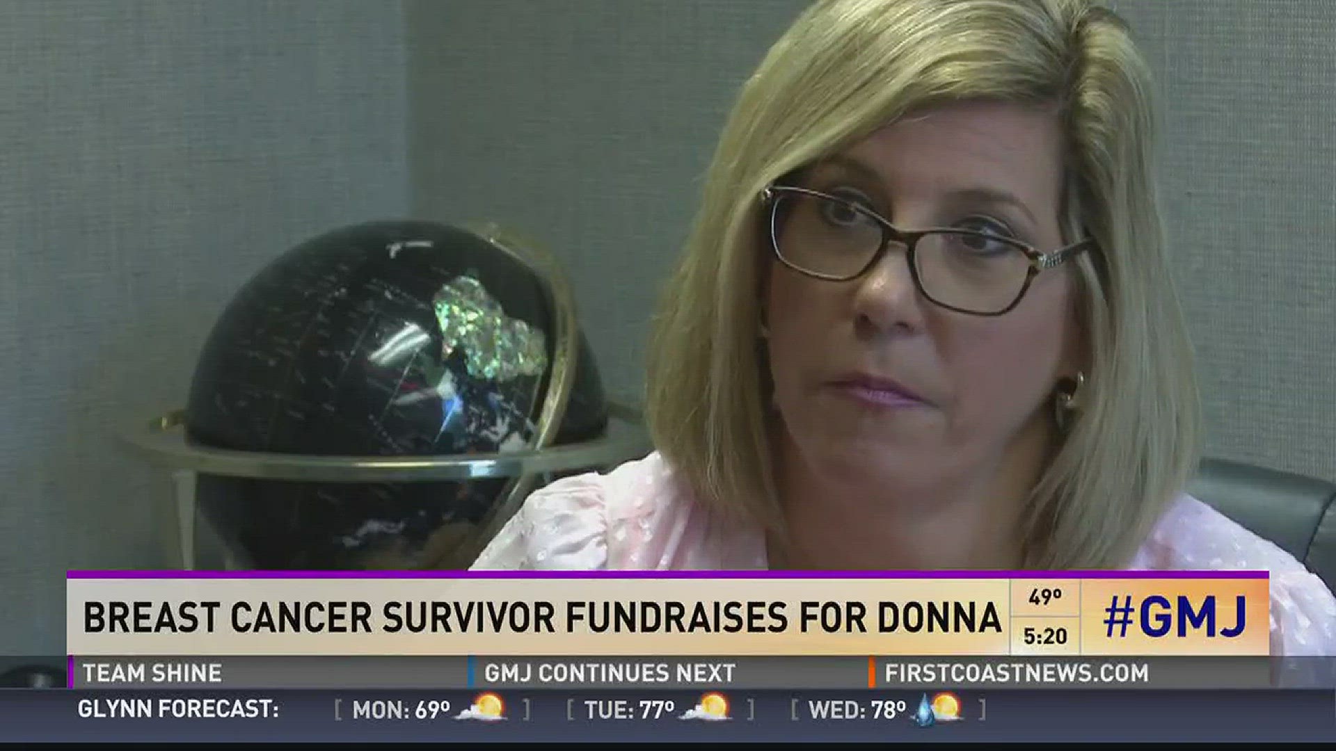 Breast cancer survivor fundraises for Donna