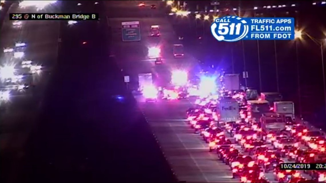 Multiple injured from crash on Buckman Bridge headed toward Mandarin