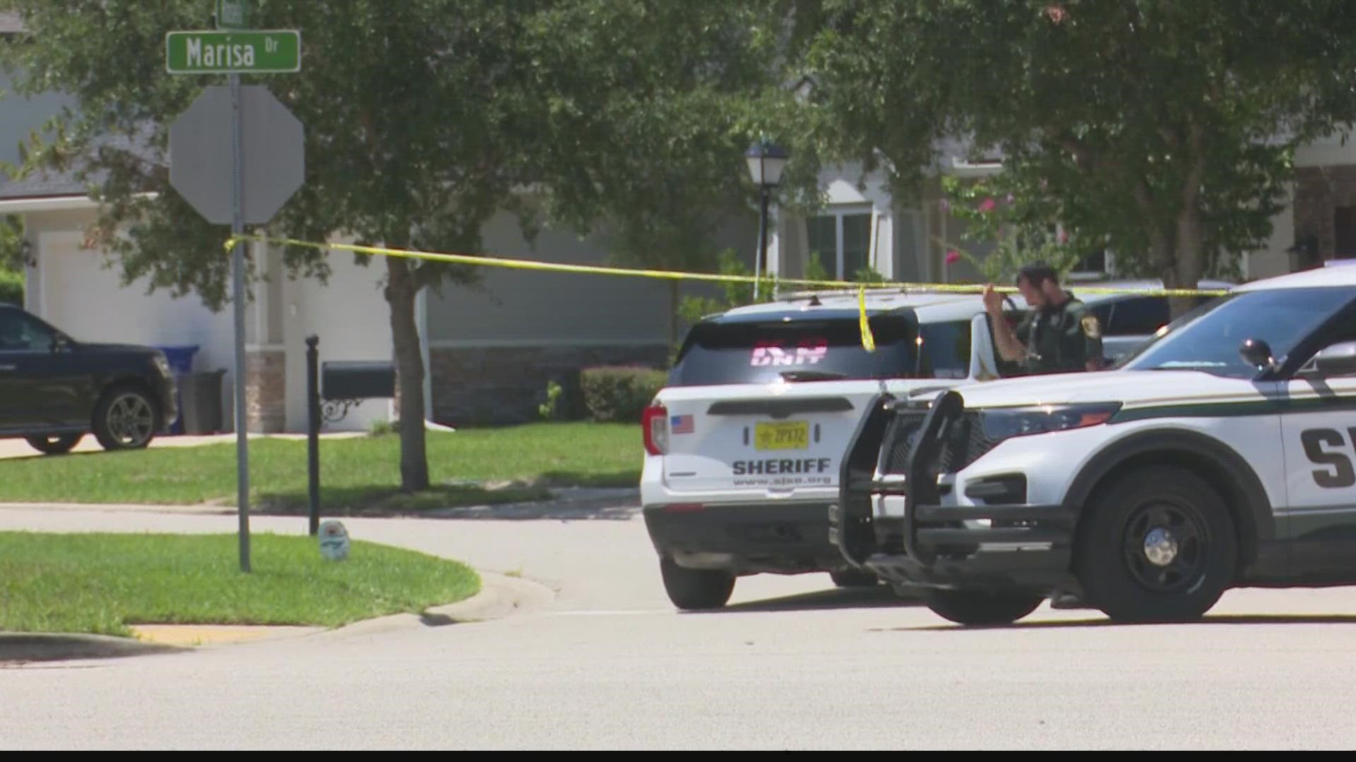 One person has been shot several times in a neighborhood off Wildwood Road in southern St. Augustine.