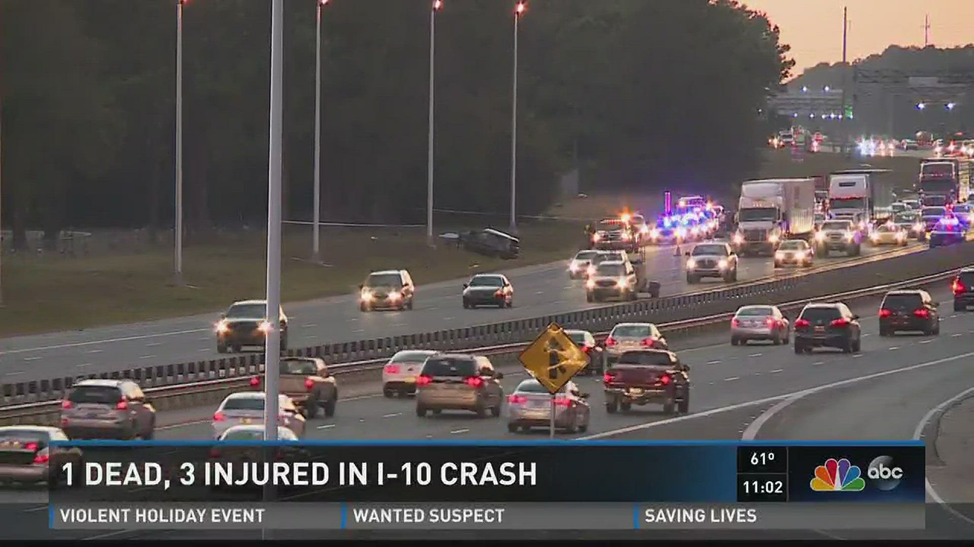 2 deadly wrecks reported on I-10 heading eastbound in Duval County ...