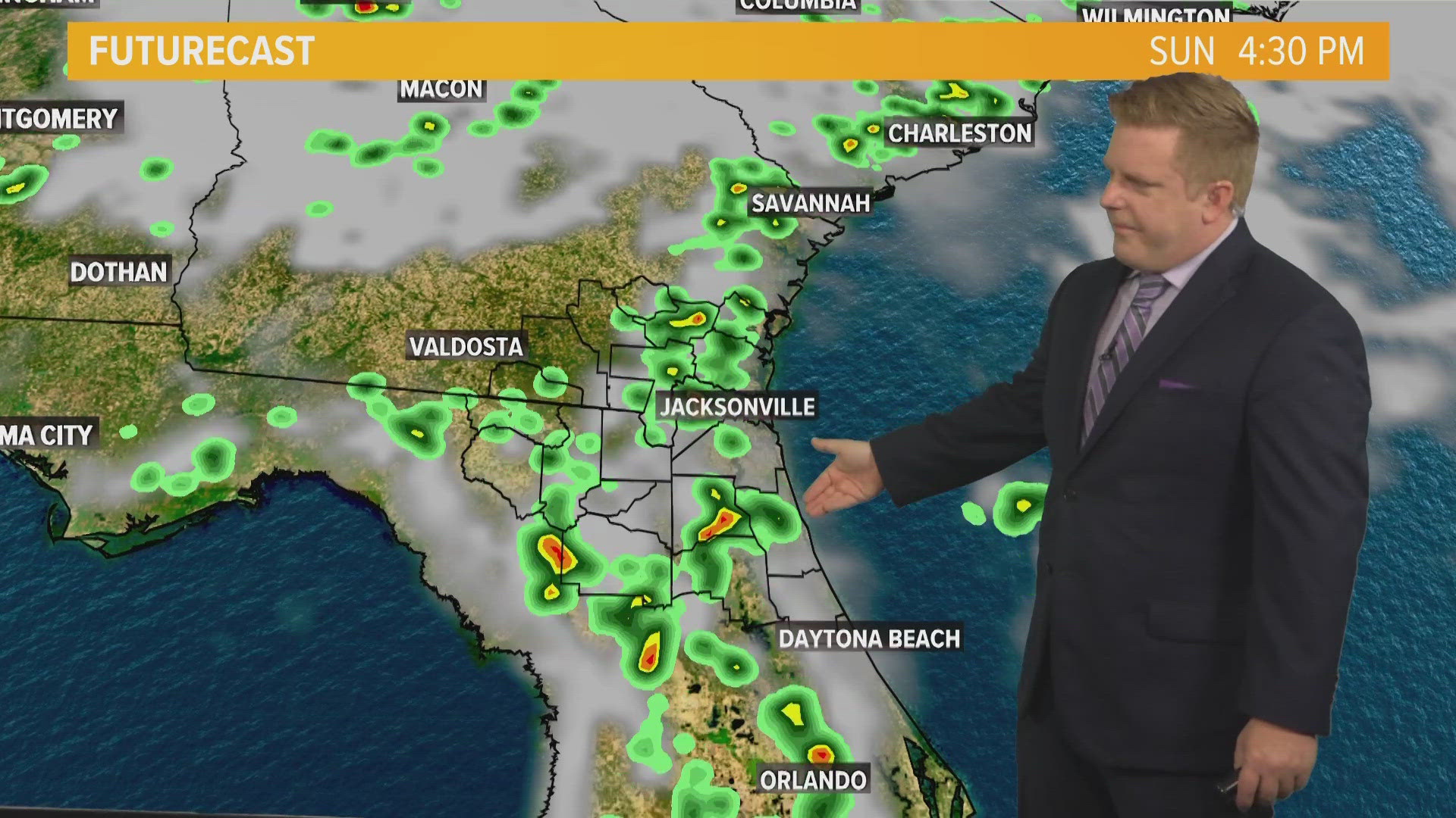 The heat returns with afternoon showers on the First Coast