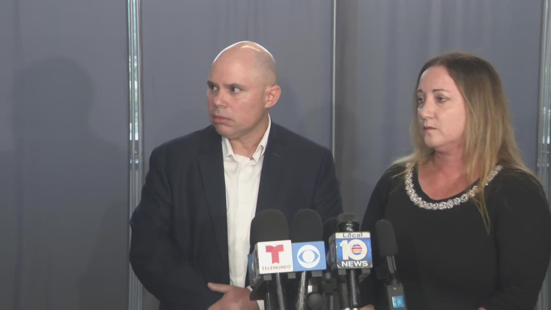 Lori Alhadeff and Dr. Ilan Marc Alhadeff speak after Parkland death penalty trial. Their daughter,  Alyssa Alhadeff, was killed during the school shooting.