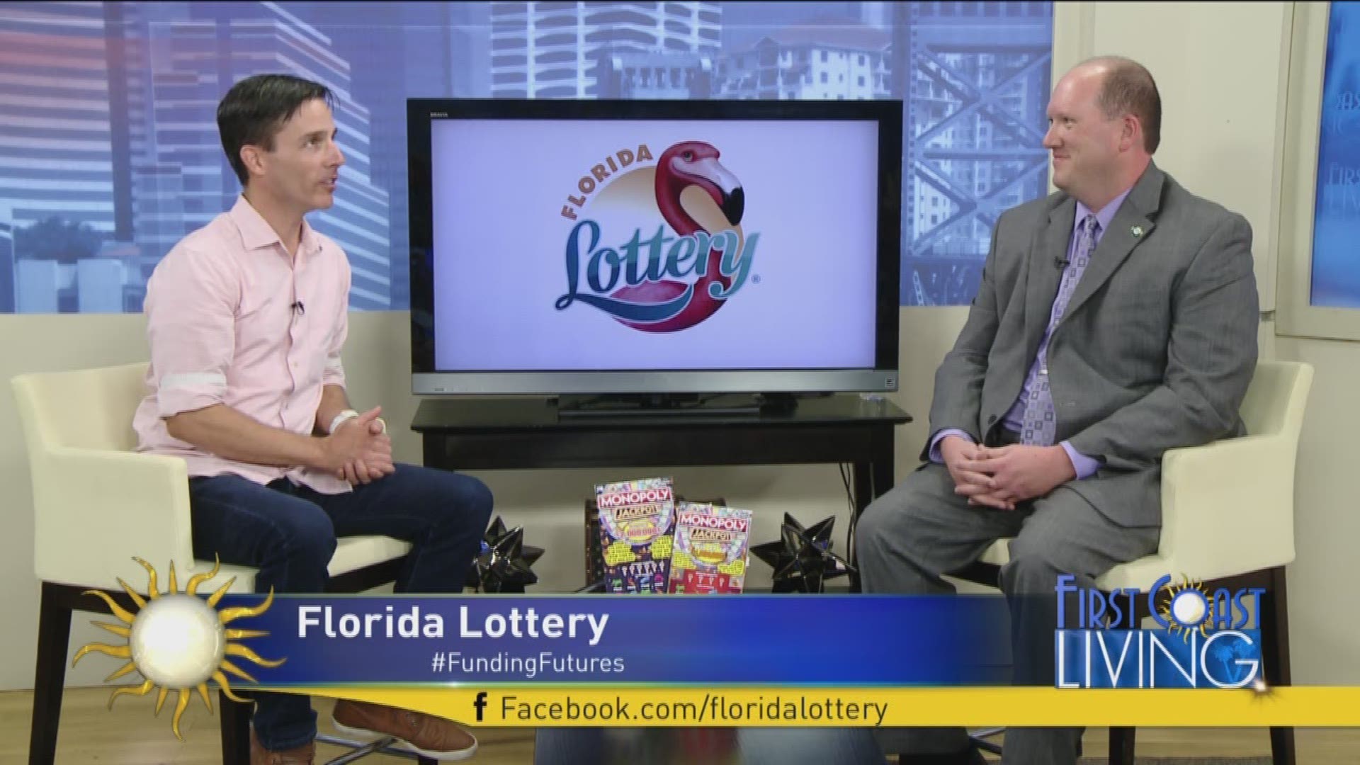 Rusty Reid with The Florida Lottery Launches Monopoly Jackpot