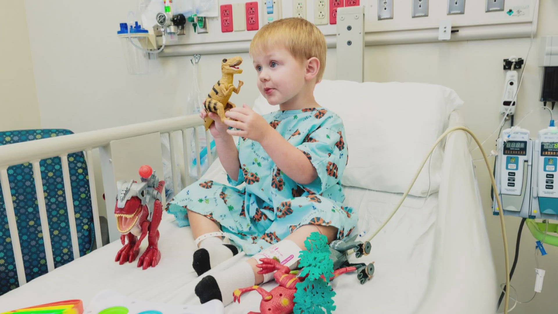 The annual toy and donation drive "brings comfort and joy to pediatric patients all year long," Wolfson Children's Hospital says.