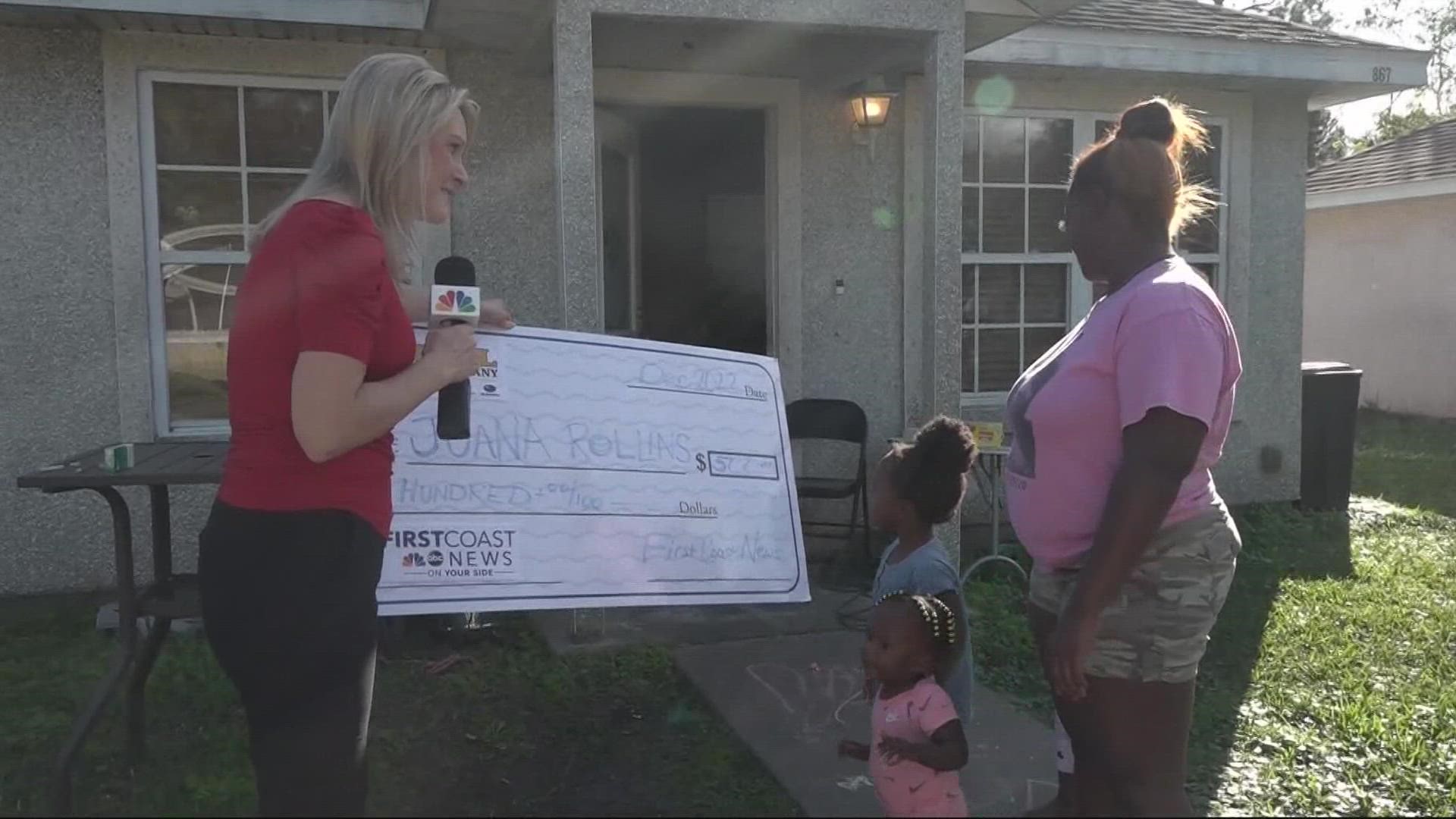 First Coast News surprises St. Augustine woman in her nightgown