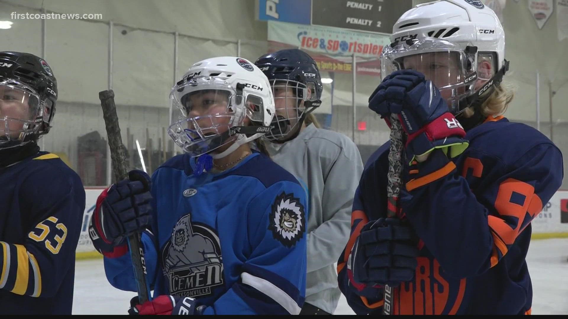 Youth hockey players inspired by Olympics firstcoastnews