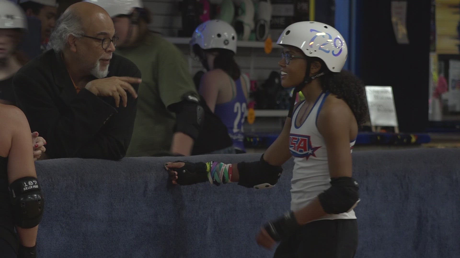 Adia Richardson skates her way to junior roller derby world cup