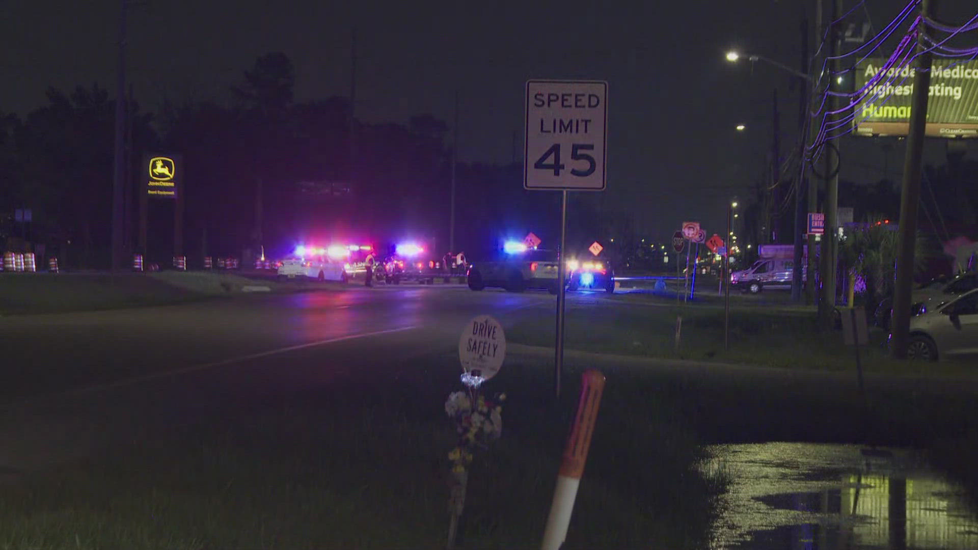 The Florida Highway Patrol crash report states the drivers of the motorcycles are from Orange Park, as the crash happened Thursday night.