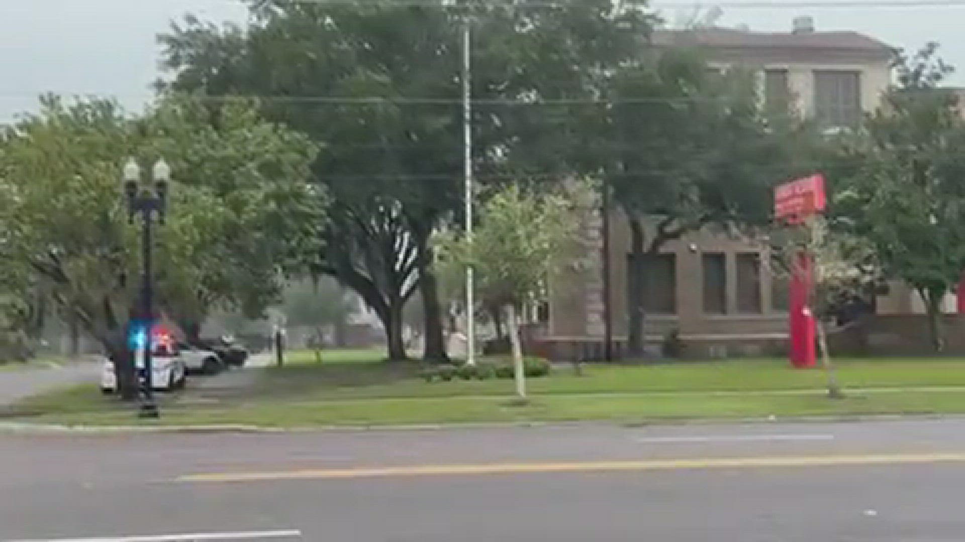 On Thursday, Oct. 12, a teenage boy was shot a block away from Andrew Jackson High School. On Friday, students returned back after lockdown was in place.
Credit: Renata Di Gregorio