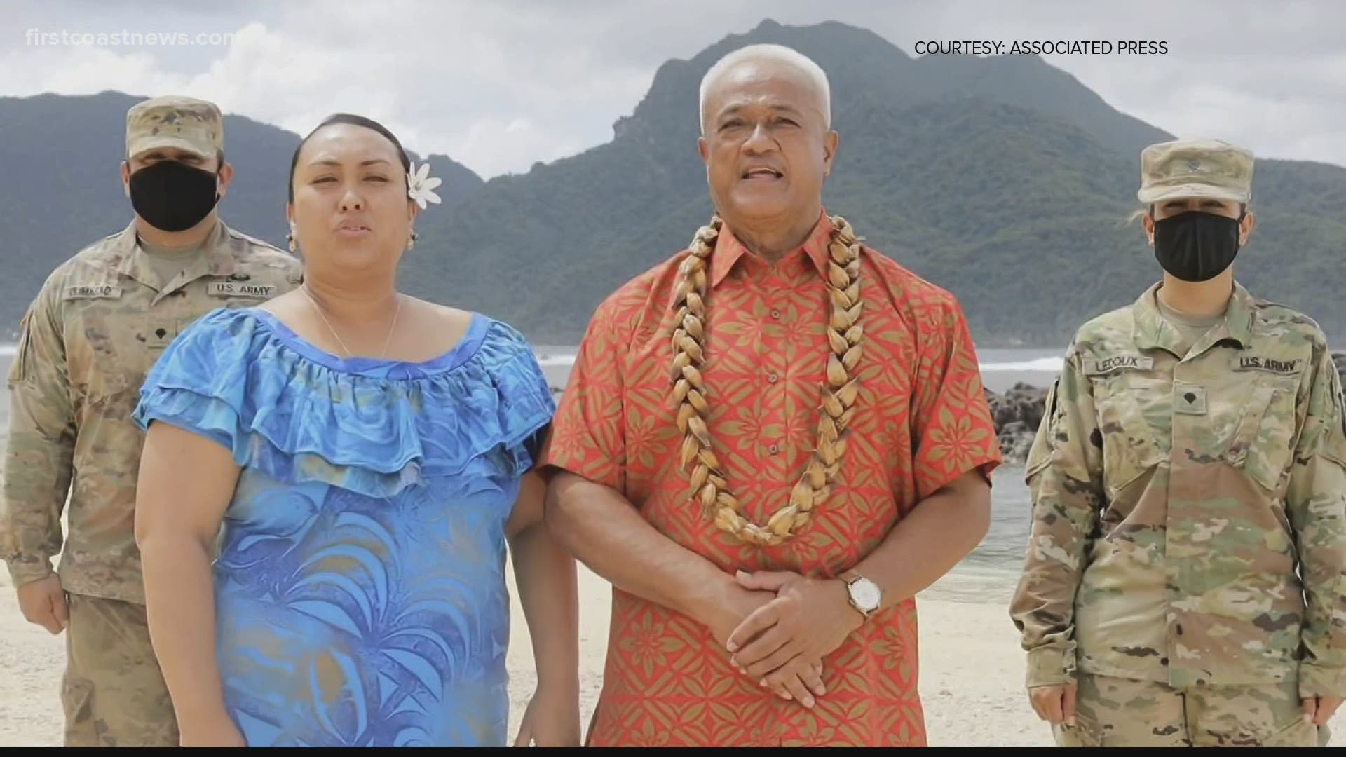 An investigation is underway after two U.S. Army soldiers in uniform appeared in a video from American Samoa, which goes against Defense Department regulations.