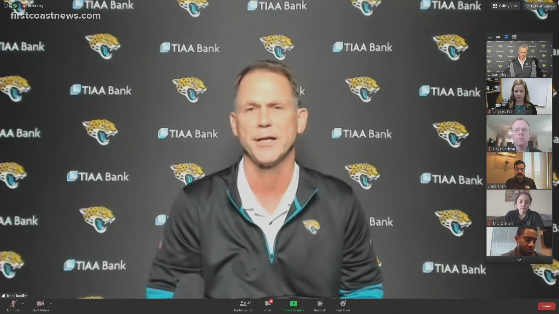 Media Availability: Trent Baalke