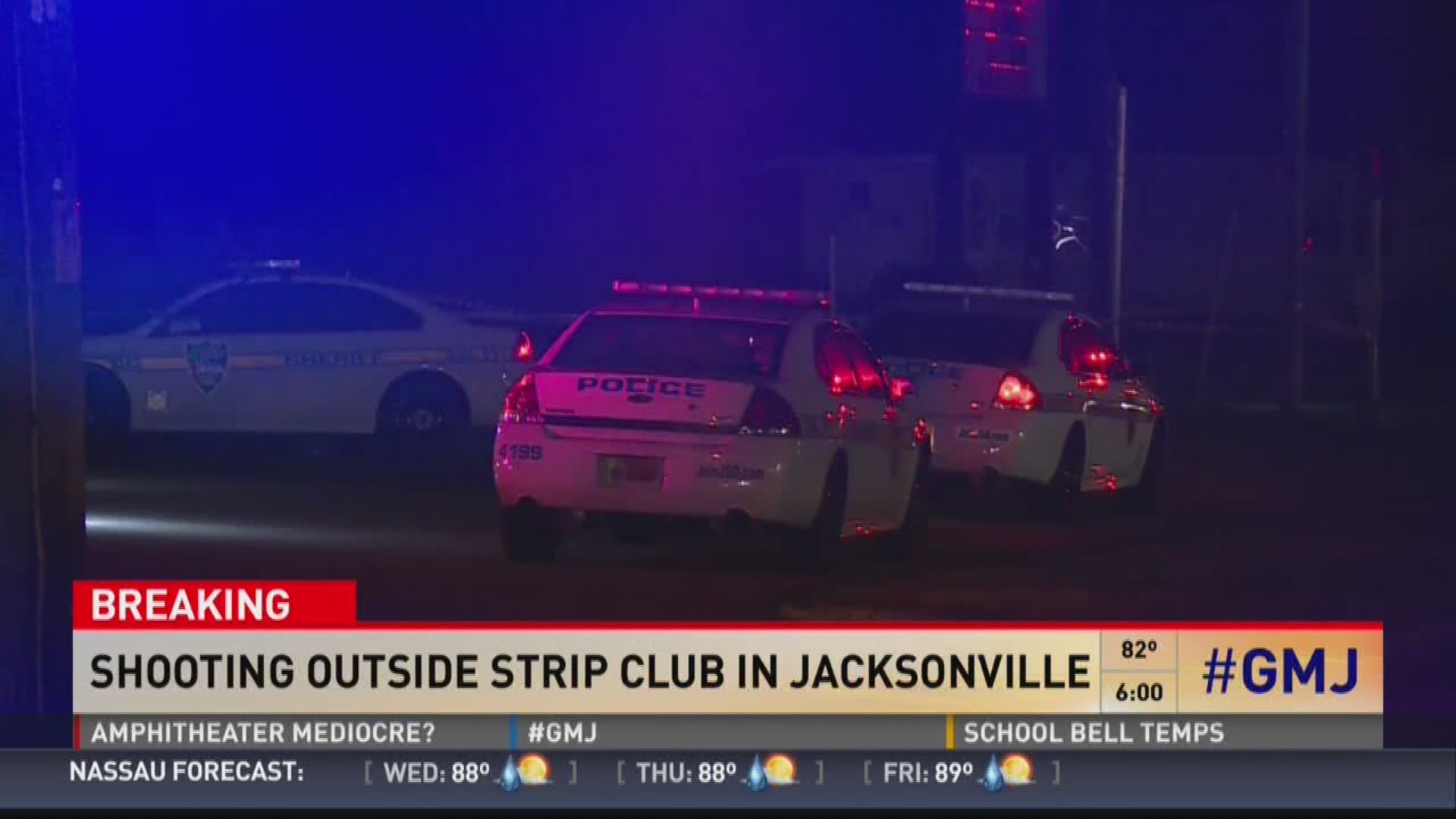 Shooting outside strip club in Jacksonville