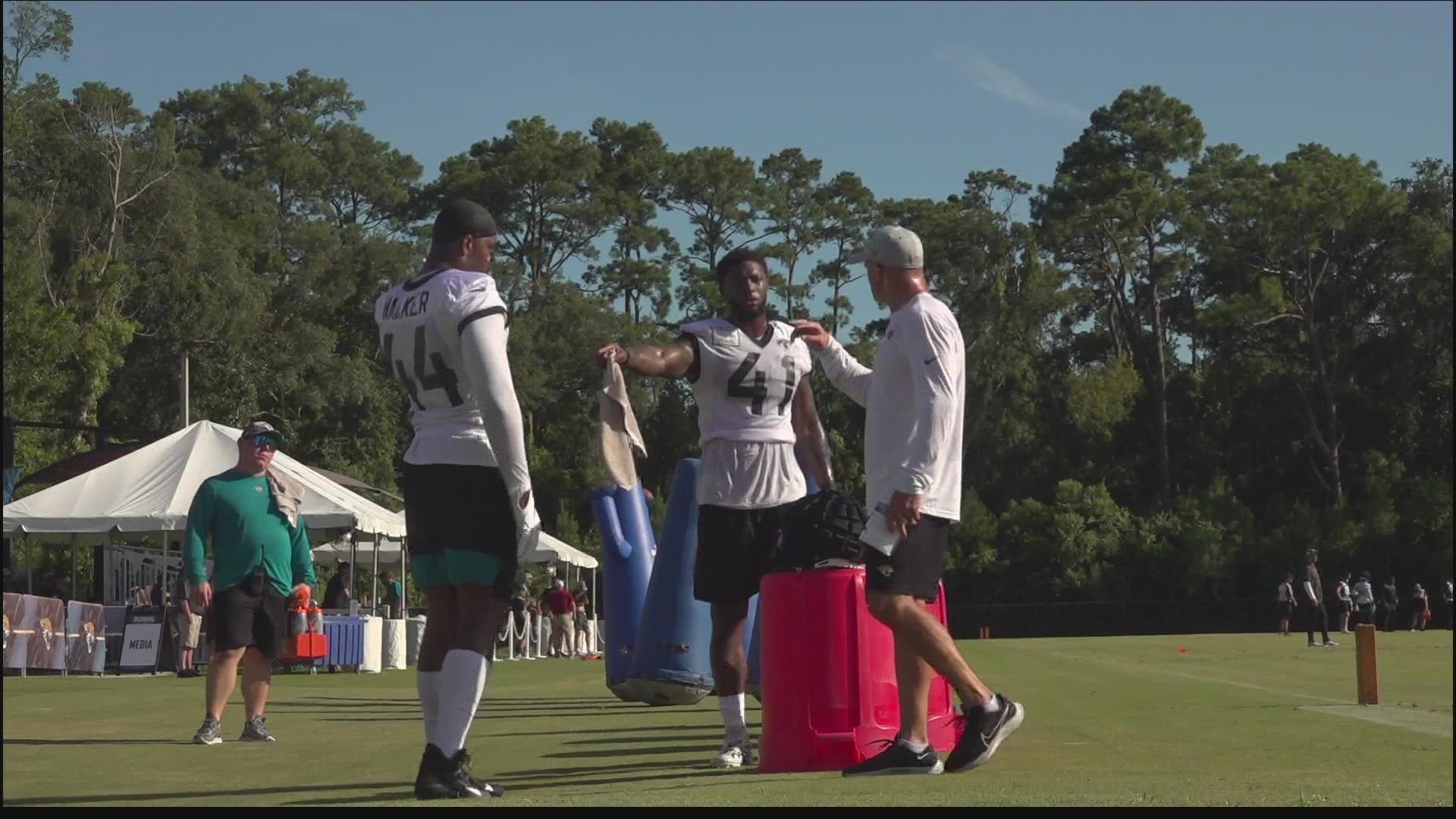 Josh Allen and Travon Walker shined during 1-on-1 competition at Jaguars training camp.