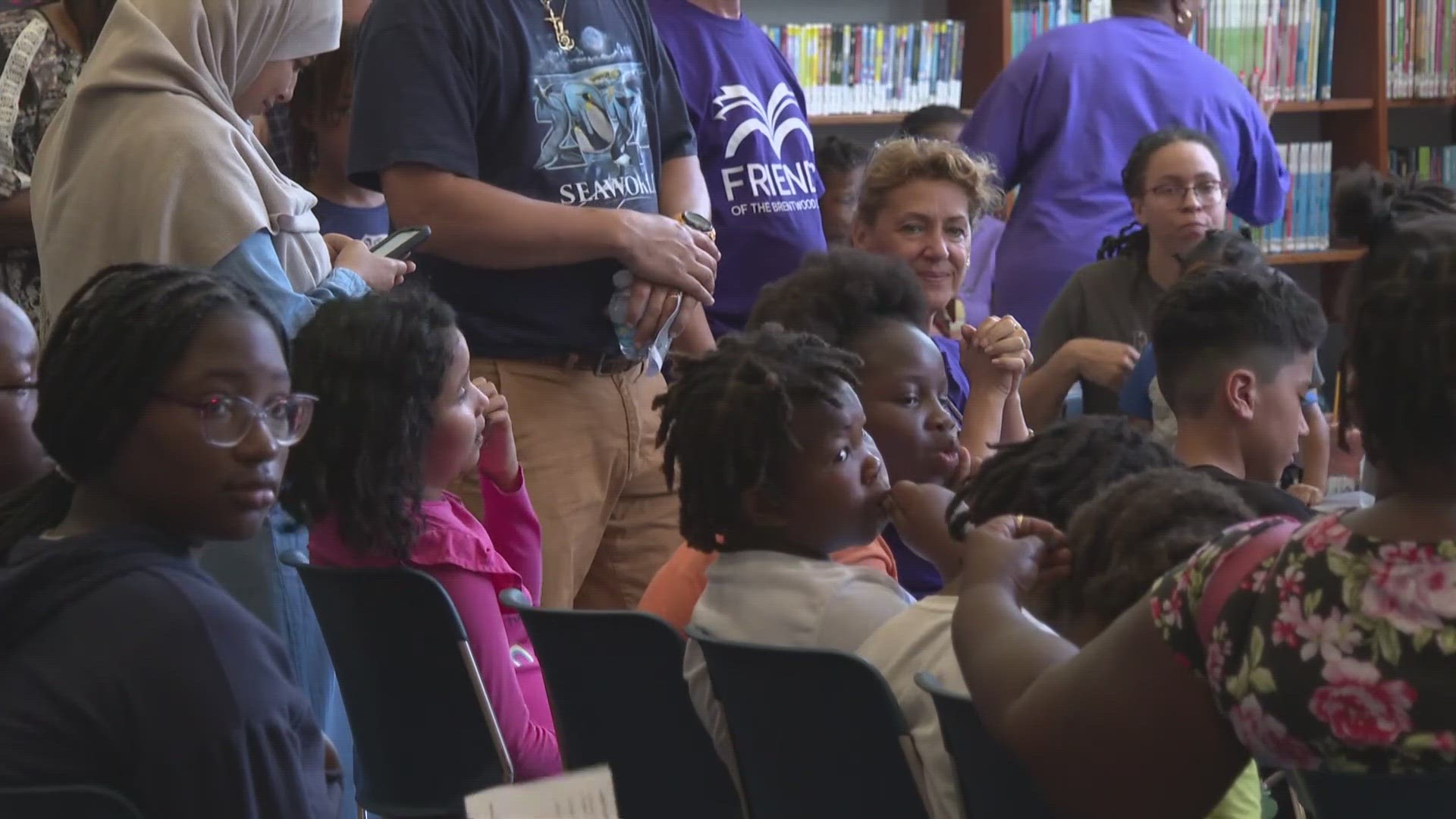 The event aimed to ensure students were prepared to head back to the classroom.