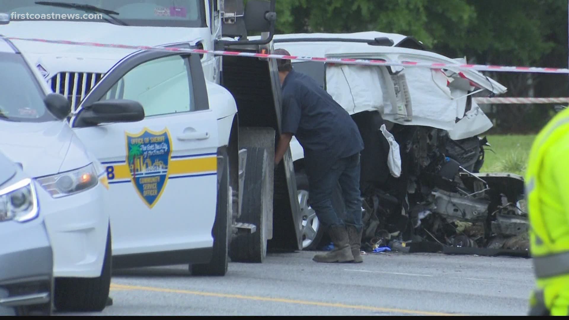 JSO: 3 critically injured in Merrill Road crash