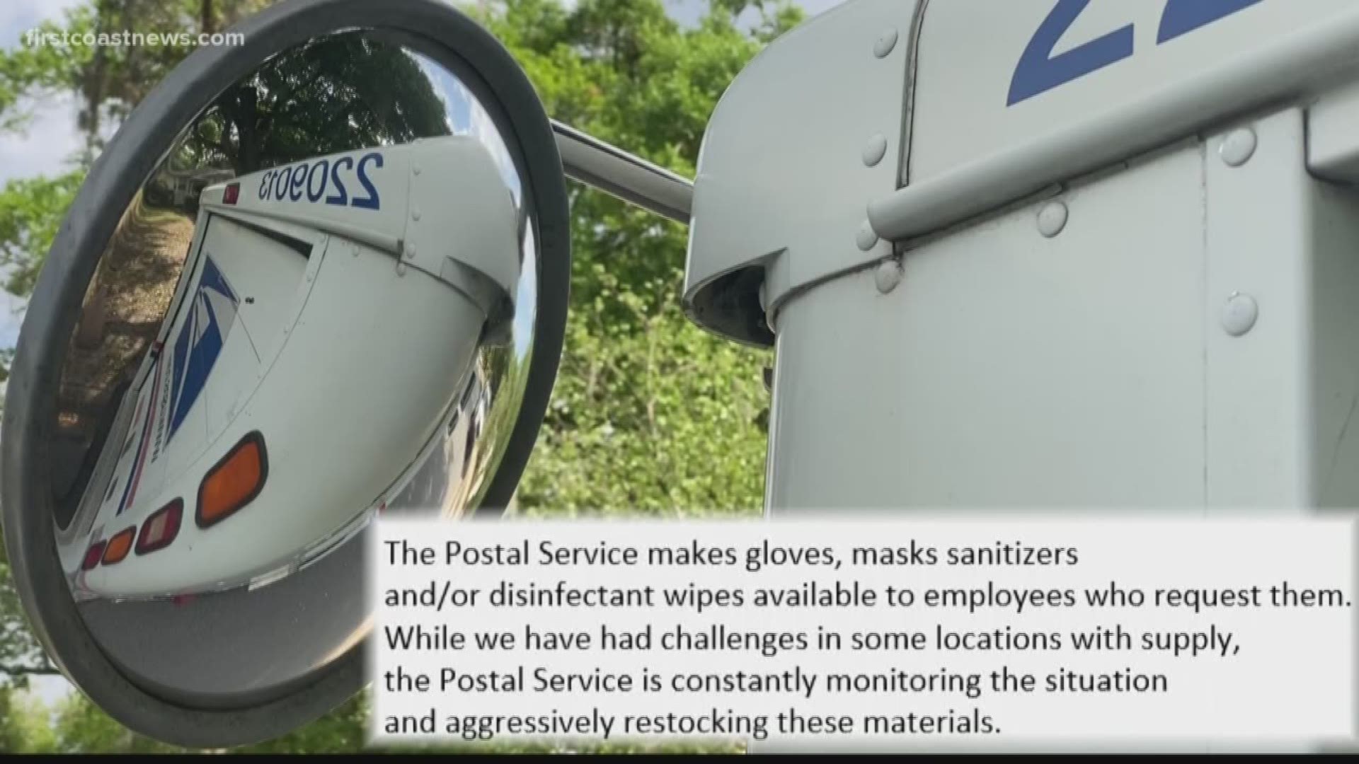 Several USPS employees said they don't have enough supplies to protect themselves while doing their job and feel like their health isn't a priority.